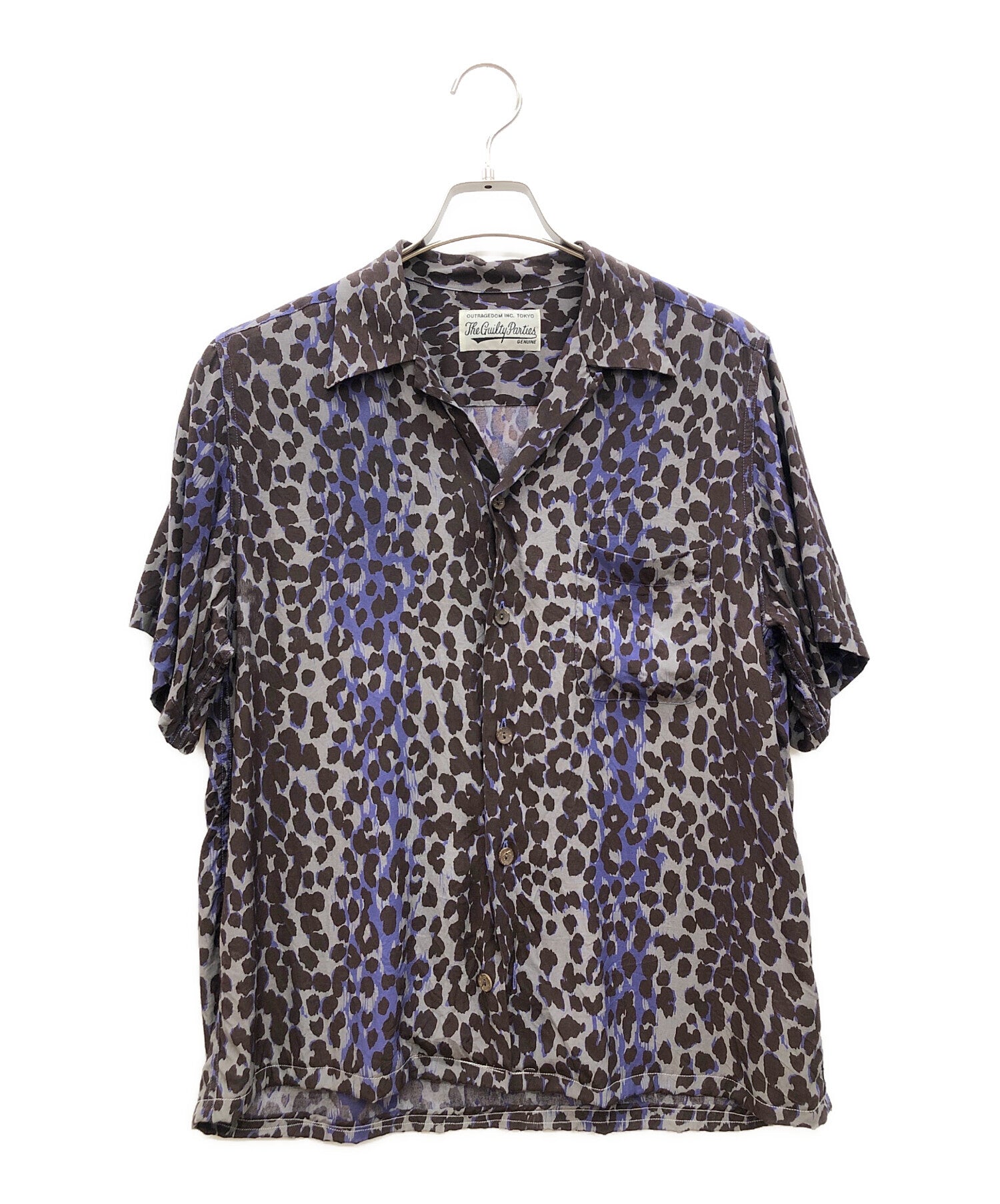 [Pre-owned] WACKO MARIA LEOPARD HAWAIIAN SHIRT