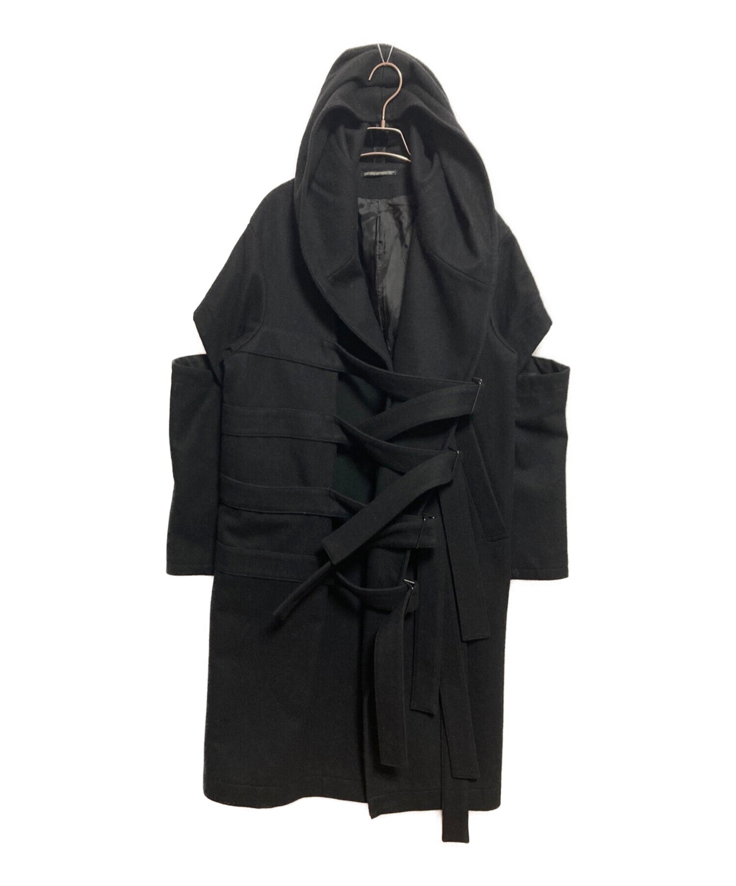 Pre-owned] B Yohji Yamamoto Belted Design Hooded Coat NC-C51-103 – Archive  Factory