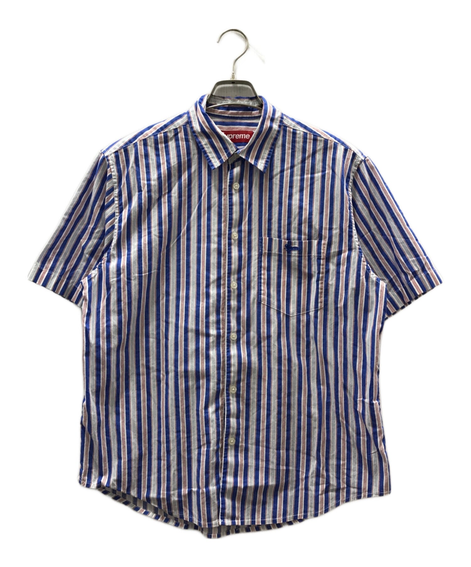 Supreme Loose Fit Multi Stripe S/S Shirt 安価