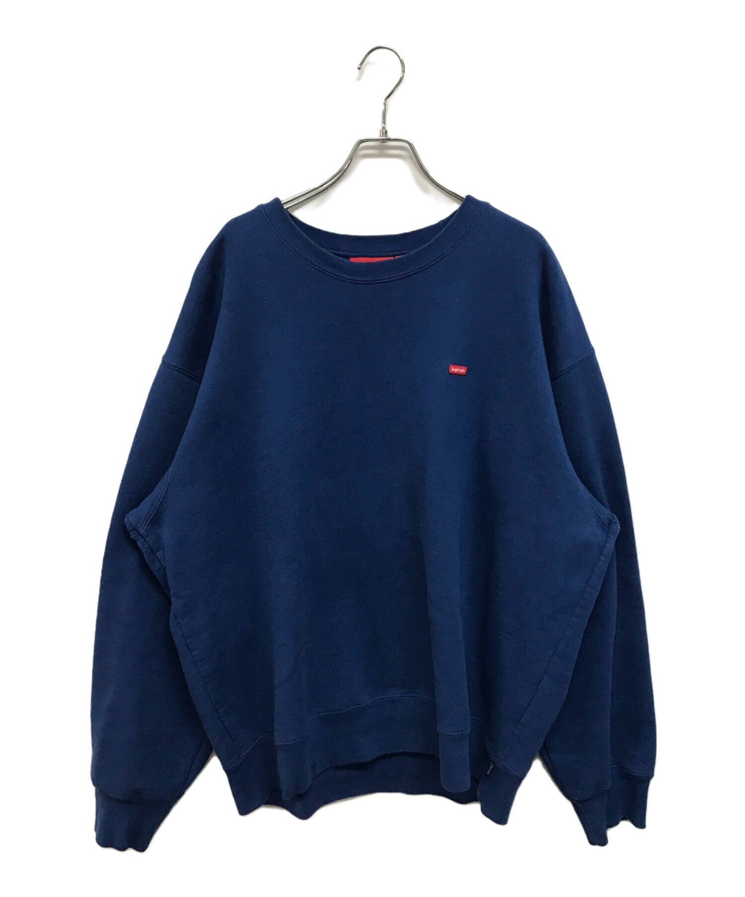 Supreme Small Box Blue Box Logo Crewneck Small Box Crewneck Fall 
