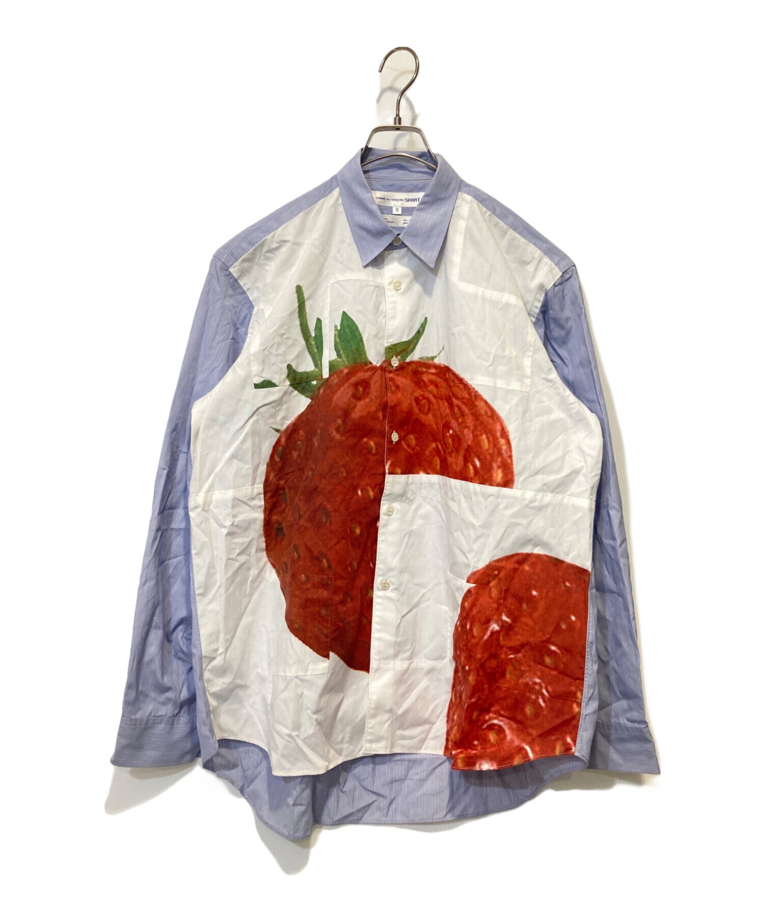 Pre-owned] COMME des GARCONS SHIRT Strawberry Patchwork Shirt