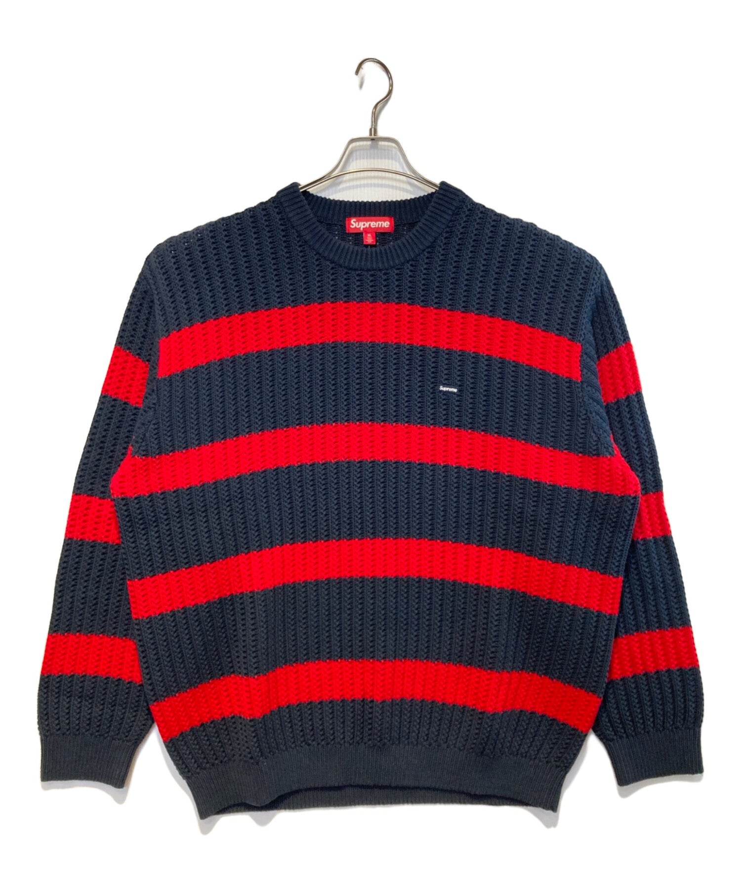 Pre-owned] SUPREME Loose Gauge Striped Small Box Sweater – Archive