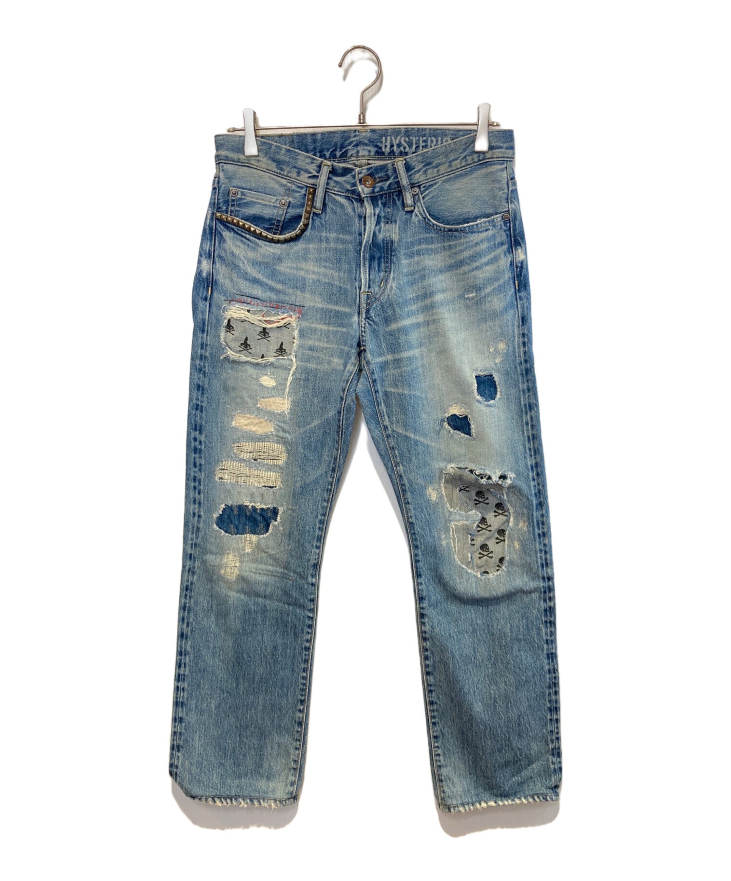 Hysteric Glamour Crashed Studs Denim Pre-owned] Hysteric Glamour 