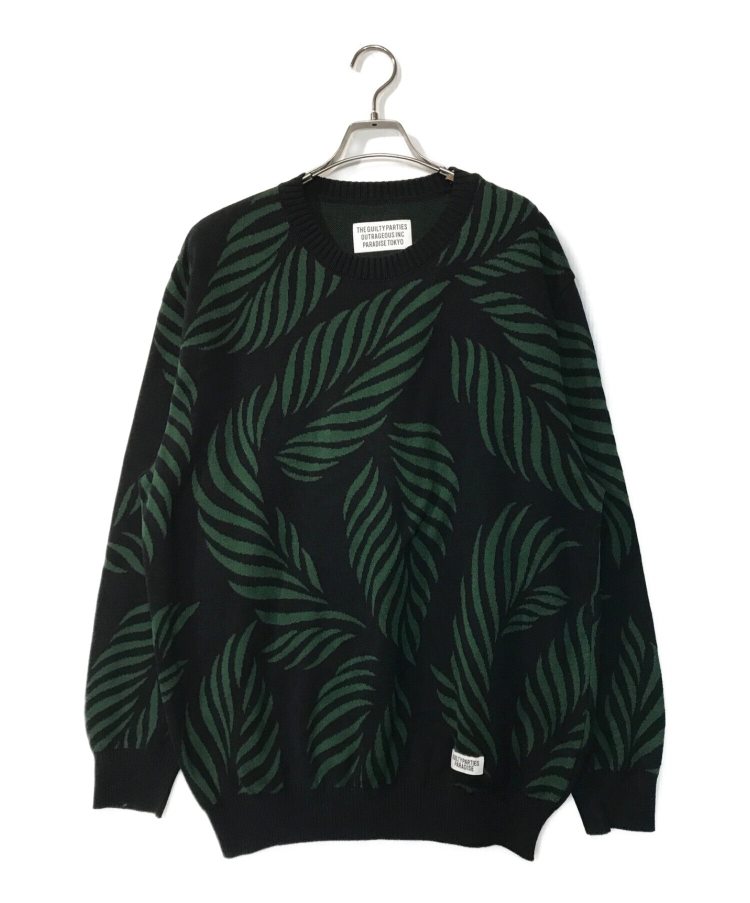 Pre-owned] WACKO MARIA 23SS LEAF JACQUARD SWEATER – Archive Factory