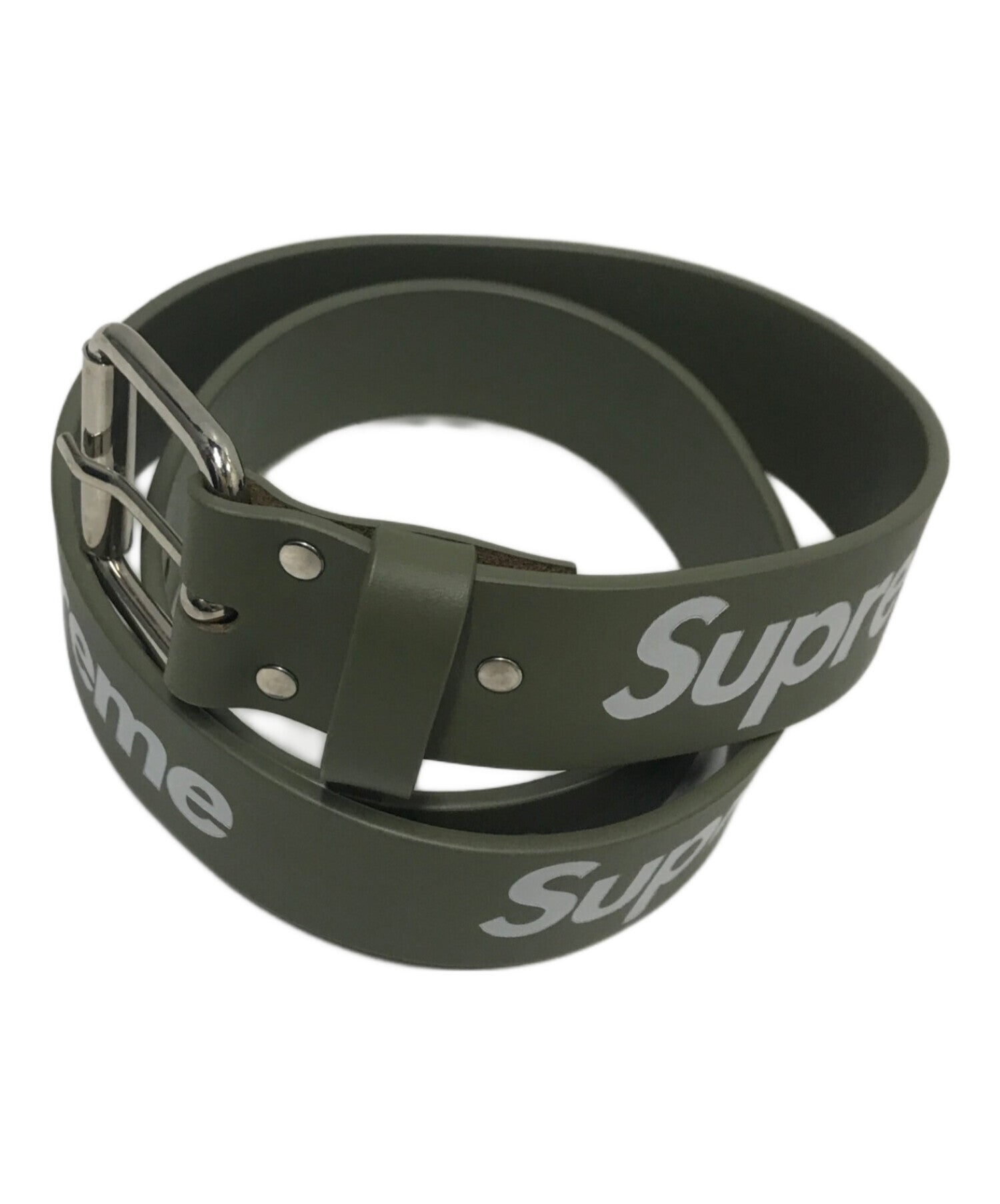 Supreme Repeat Leather Belt (FW25) - $148