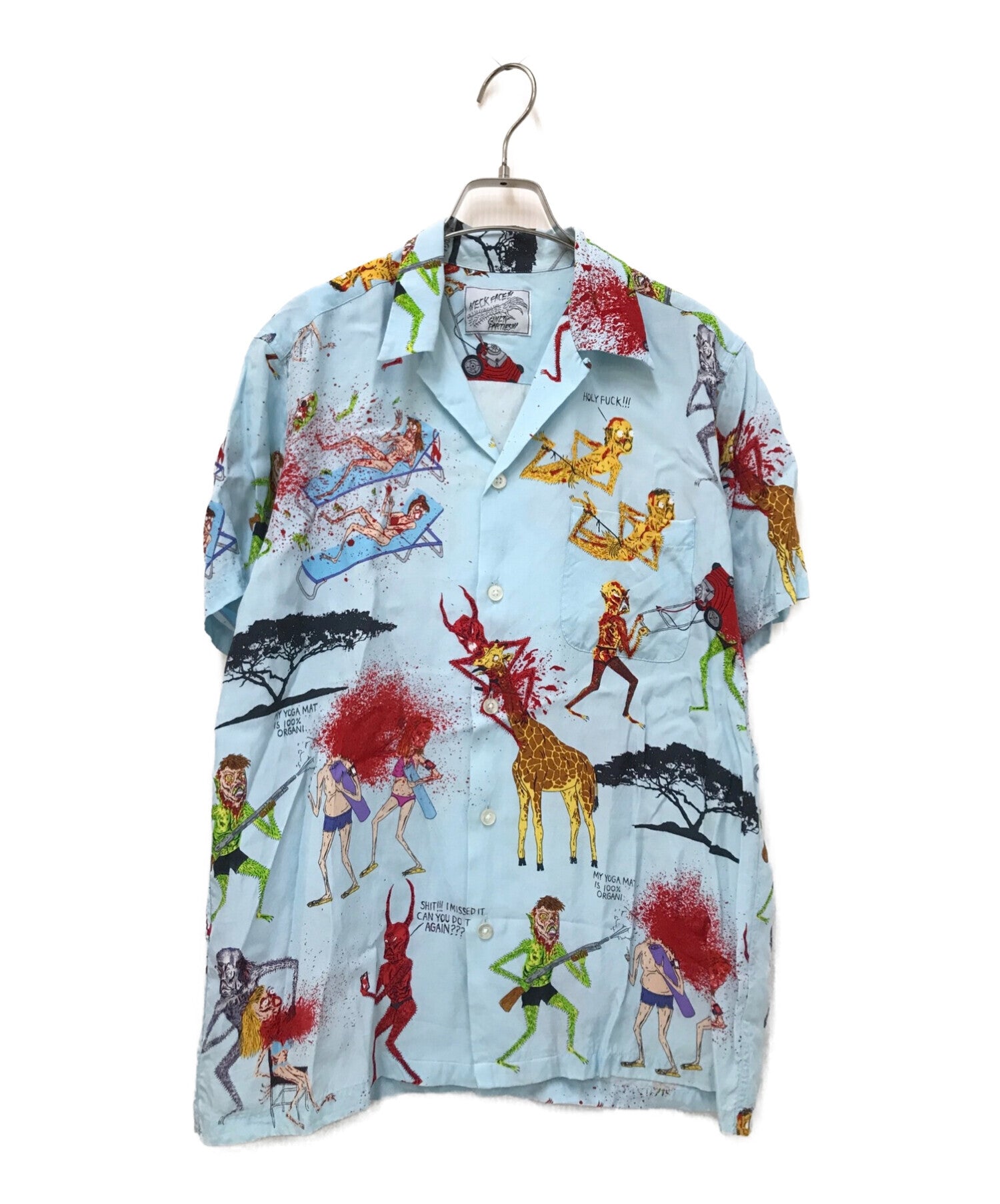 [Pre-owned] WACKO MARIA NECK FACE S/S HAWAIIAN SHIRT