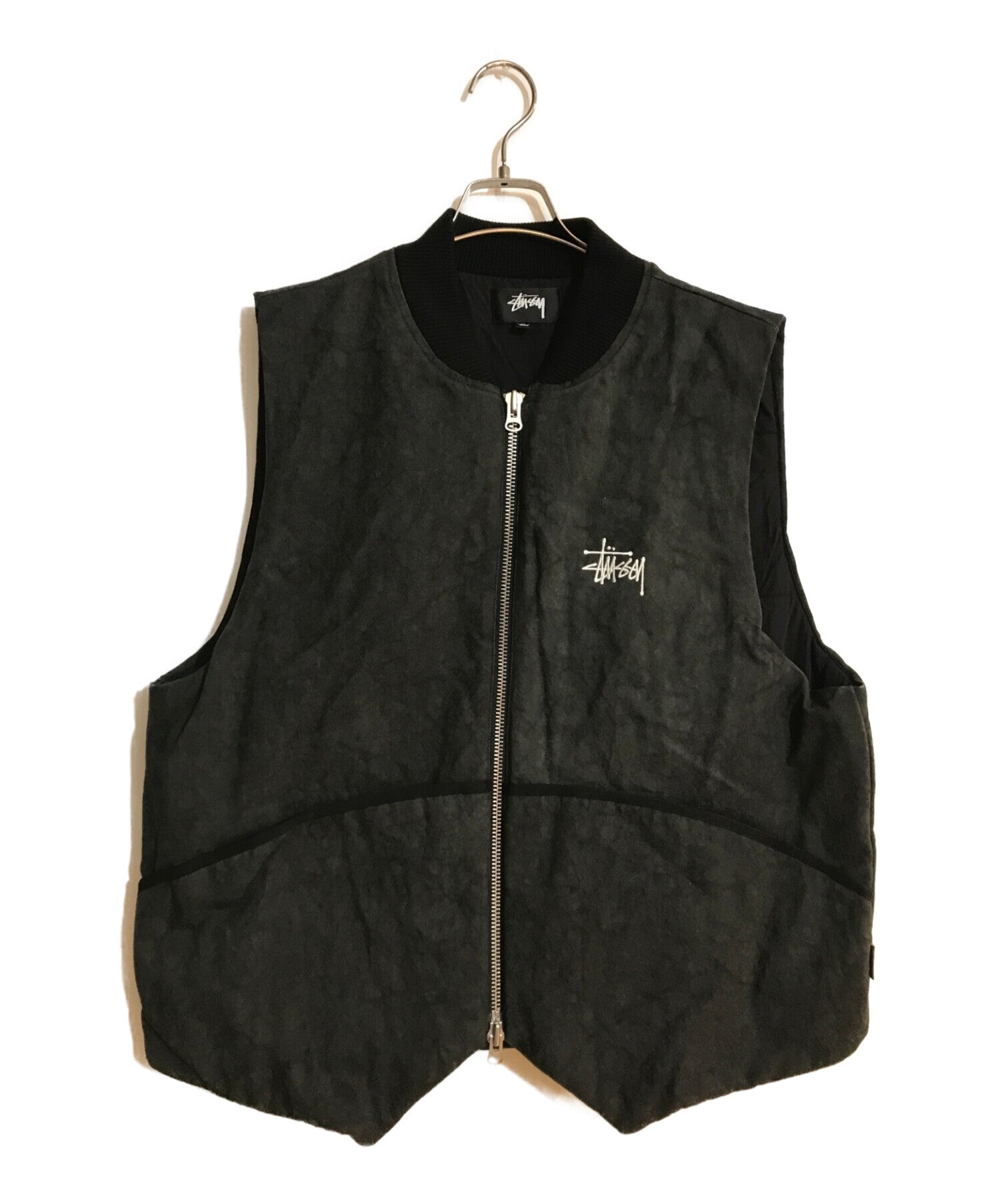 STUSSY WASHED CANVAS PRIMALOFT VEST