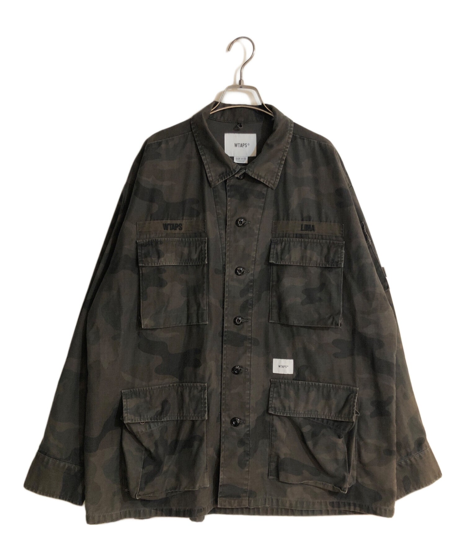 WTAPS JUNGLE LS 01 / SHIRT COTTON SATIN