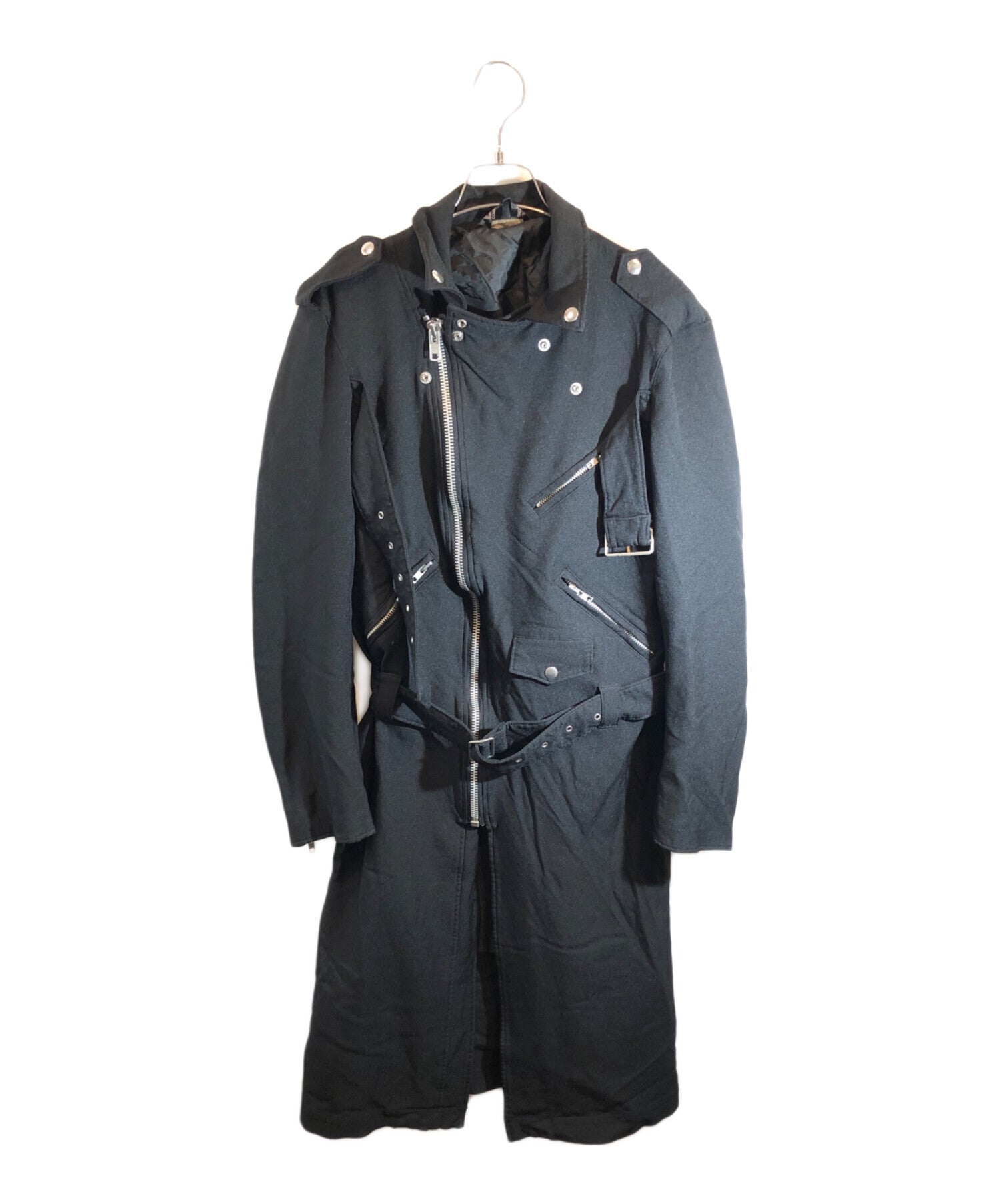 Pre-owned] BLACK COMME des GARCONS double riders coat 1R-J004 