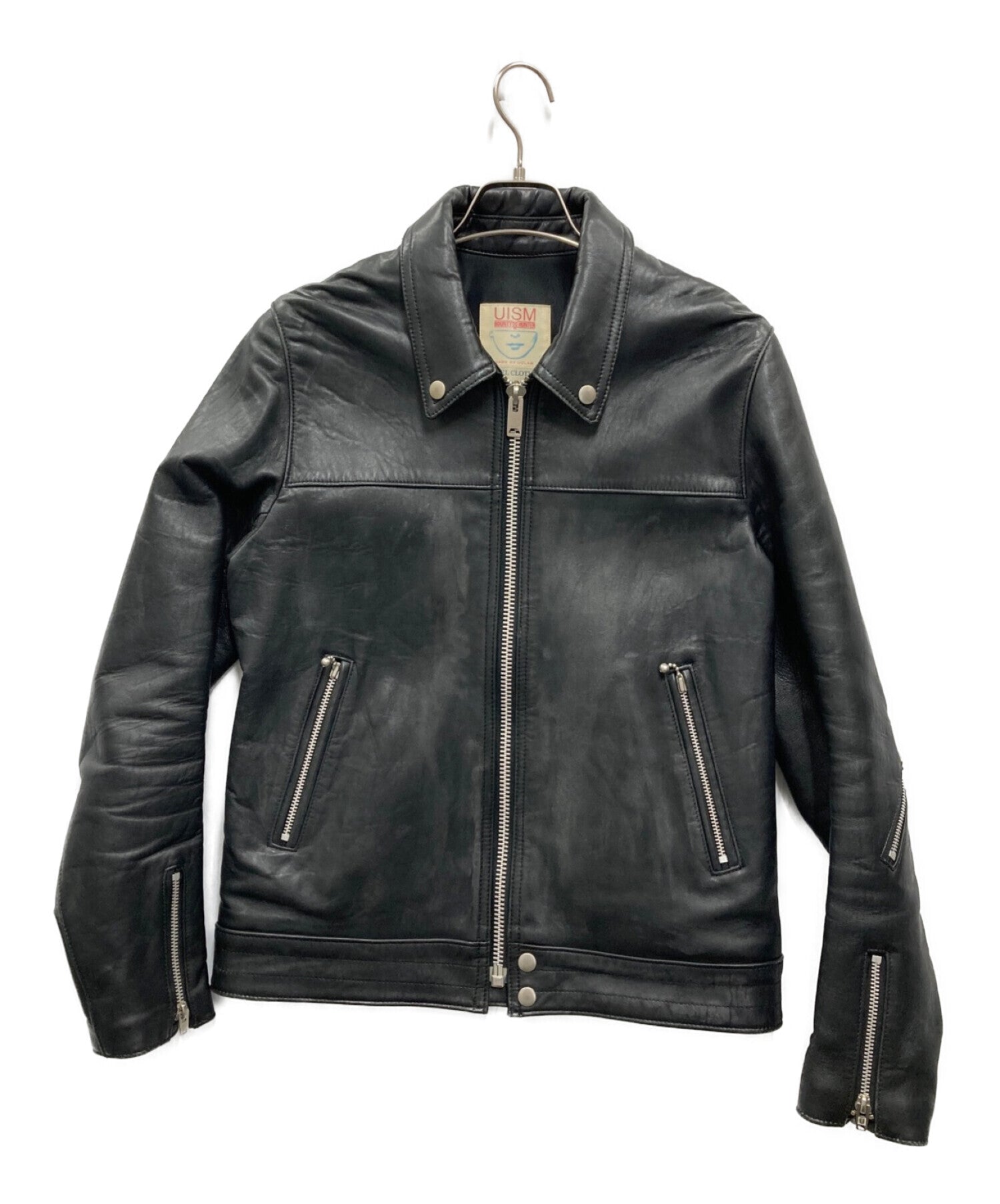 [Pre-owned] UNDERCOVERISM UISM Leather single riders jacket G9201