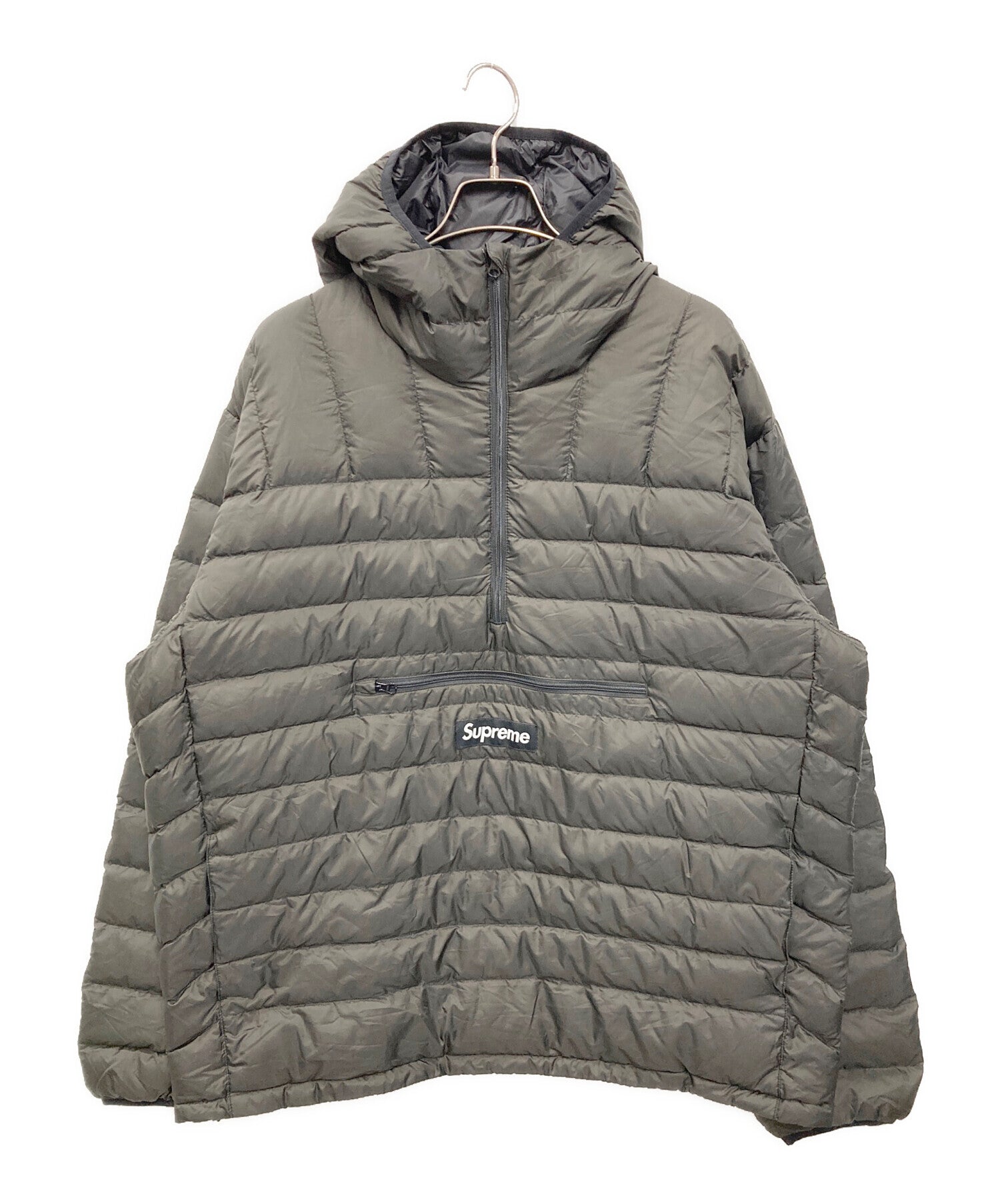 Pre-owned] SUPREME Micro Down Half-Zip Hooded Pullover – Archive 