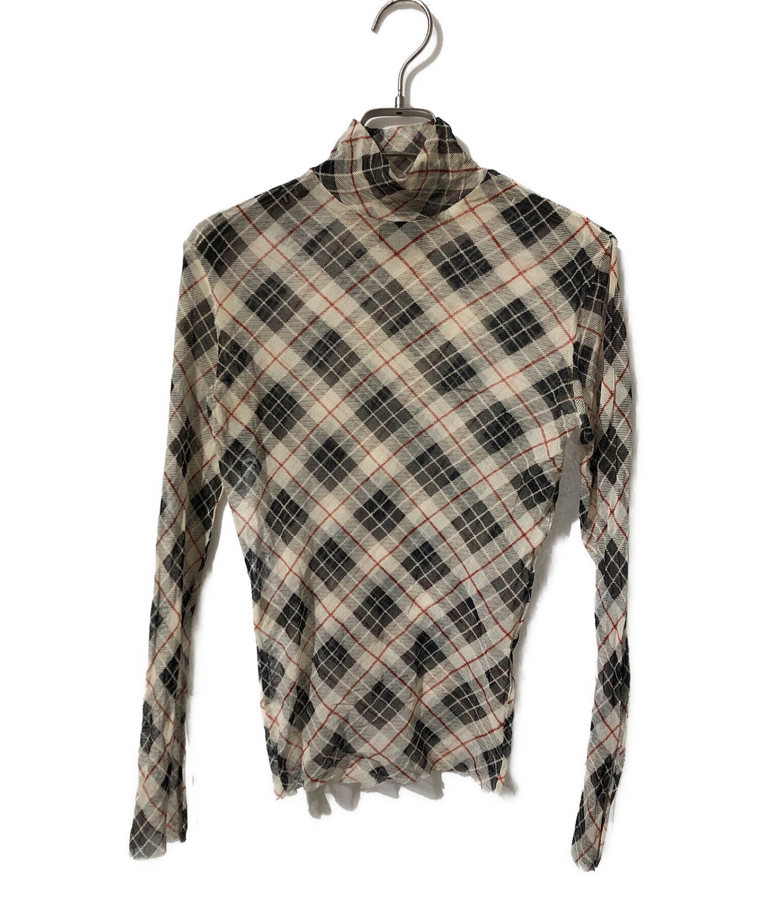 [Pre-owned] Jean Paul GAULTIER CLASSIQUE Argyle Pattern Power Net Cut