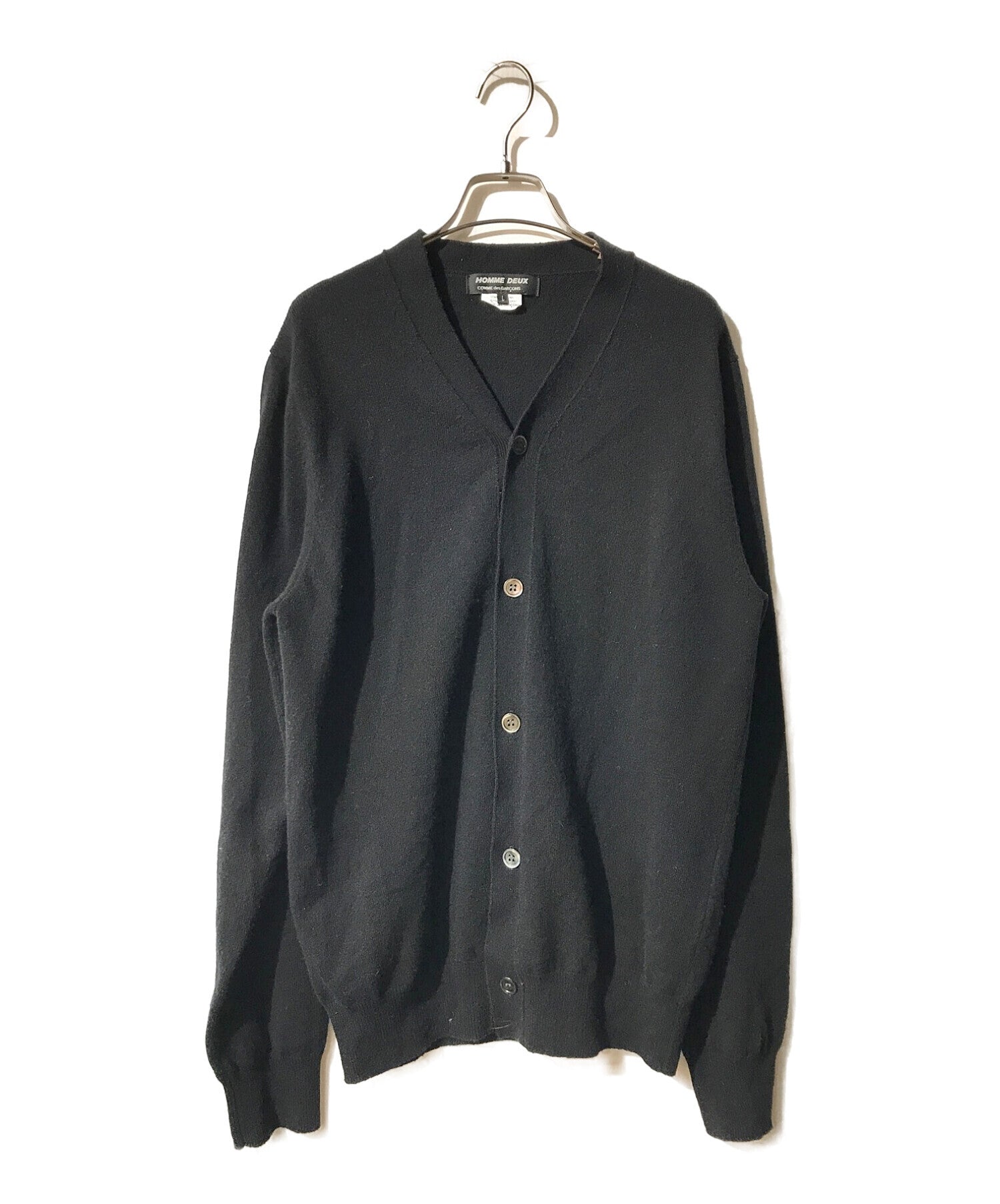 98aw comme des garçons homme cardigan Comme des Garçons Homme Patchwork Cardigan Black | END. (US)