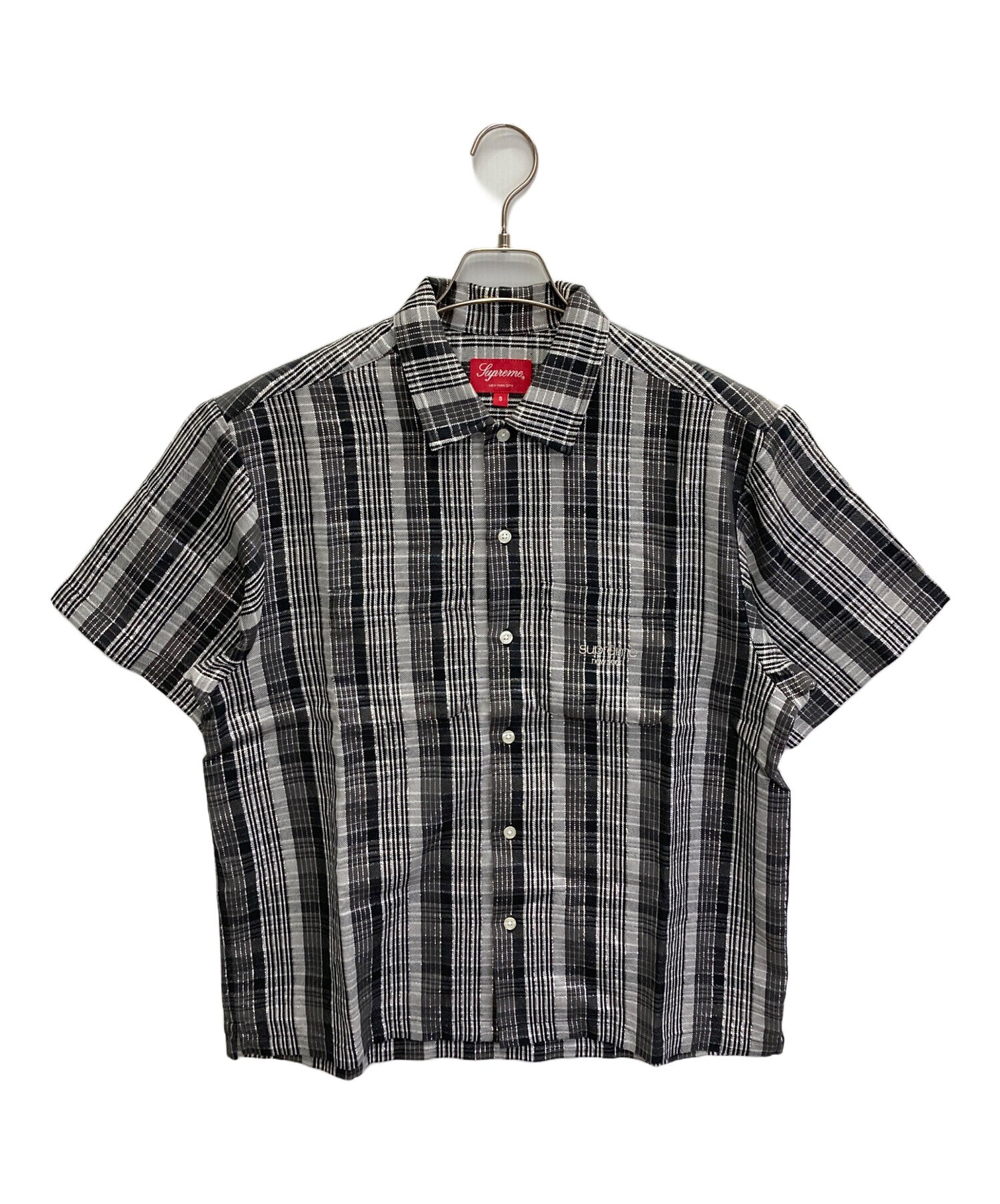 Pre-owned] SUPREME 23SS Metallic Plaid S/S Shirt – Archive Factory