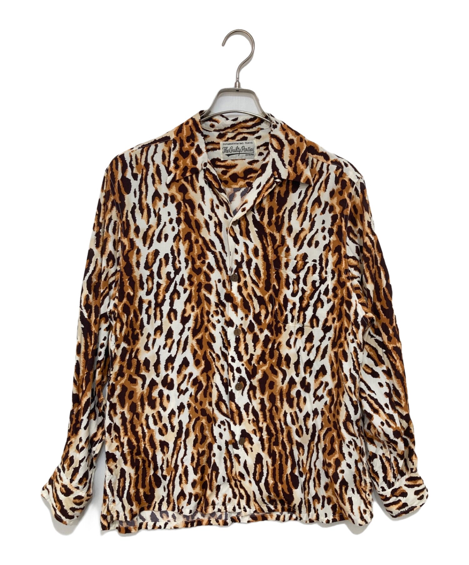 [Pre-owned] WACKO MARIA leopard open-collar shirt