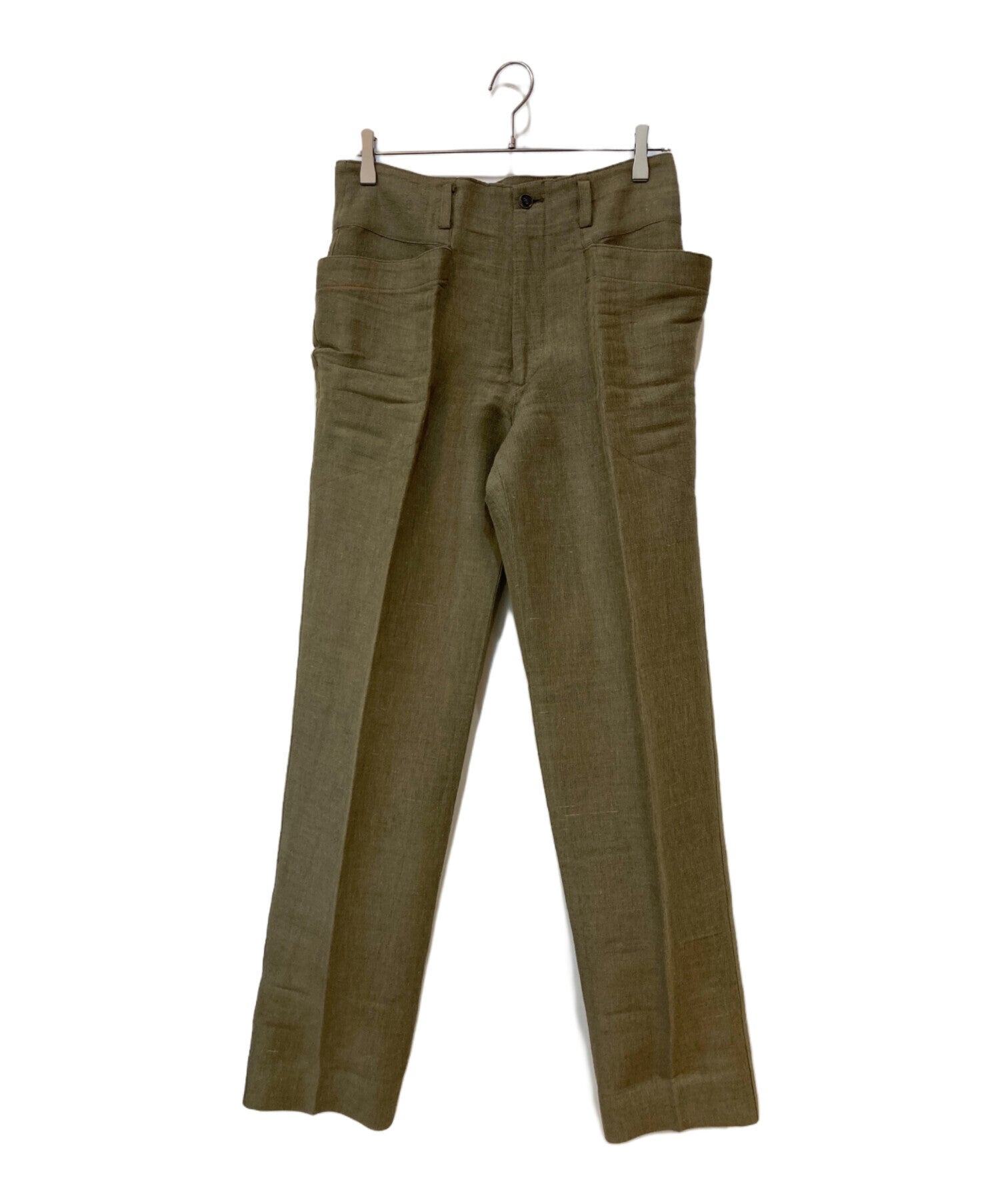 Pre-owned] ISSEY MIYAKE 80s linen blend pants LG41344 – Archive