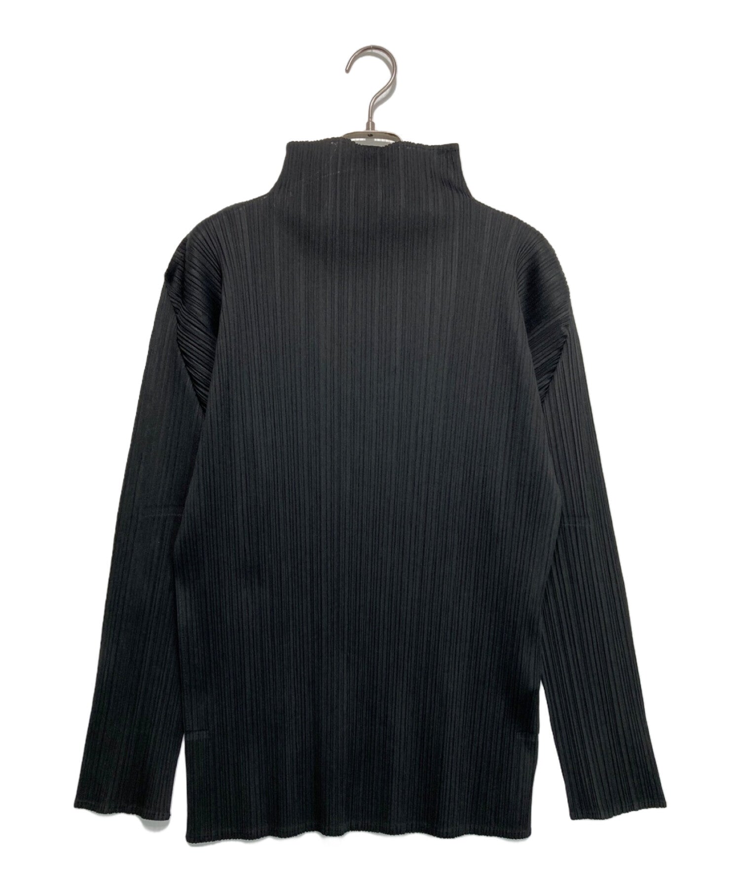 Pre-owned] ISSEY MIYAKE Long Sleeve High Neck Pleated Cut and Sewn
