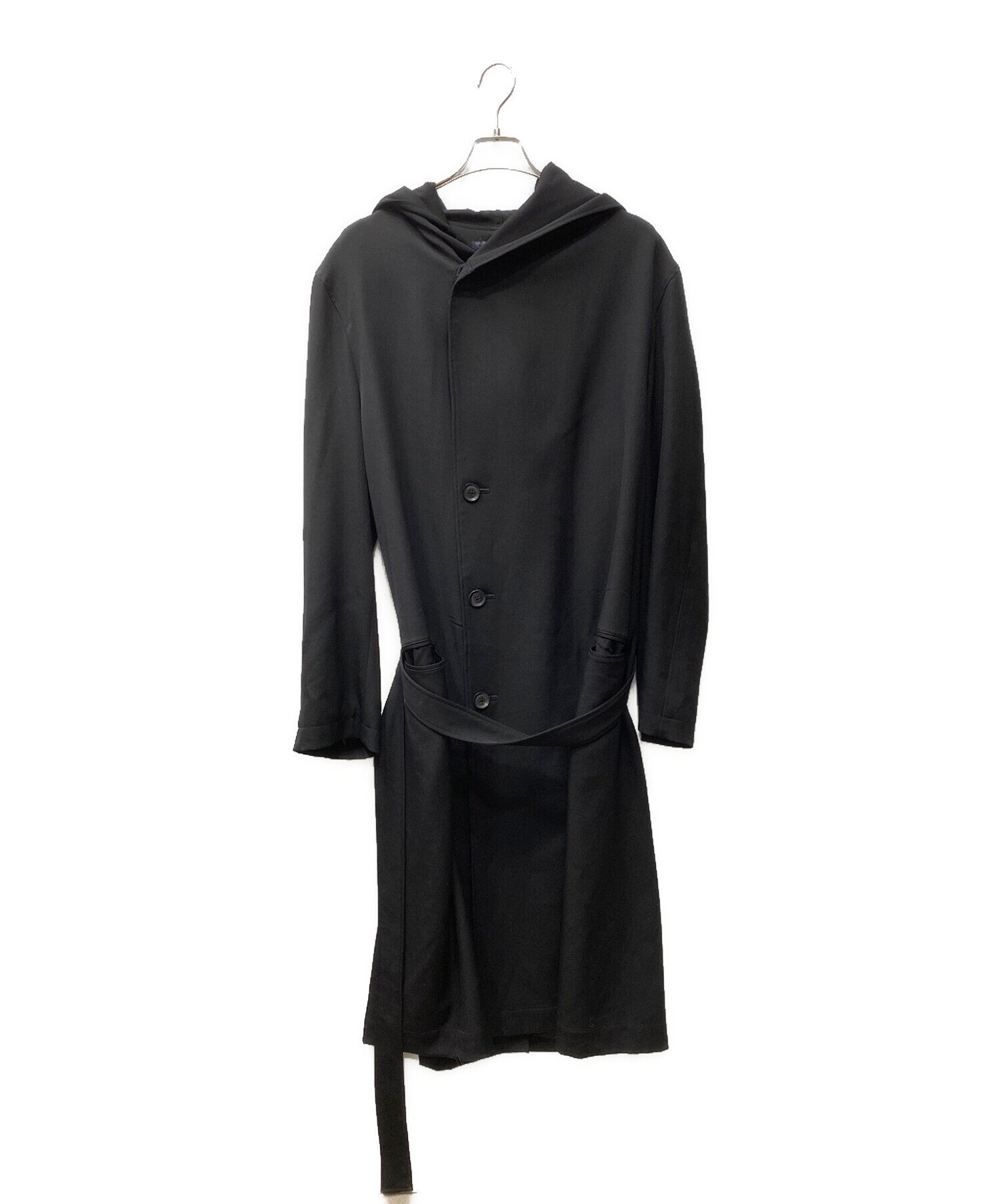 Pre-owned] REGULATION Yohji Yamamoto MEN Wool gaber hooded coat HC-C0 –  Archive Factory