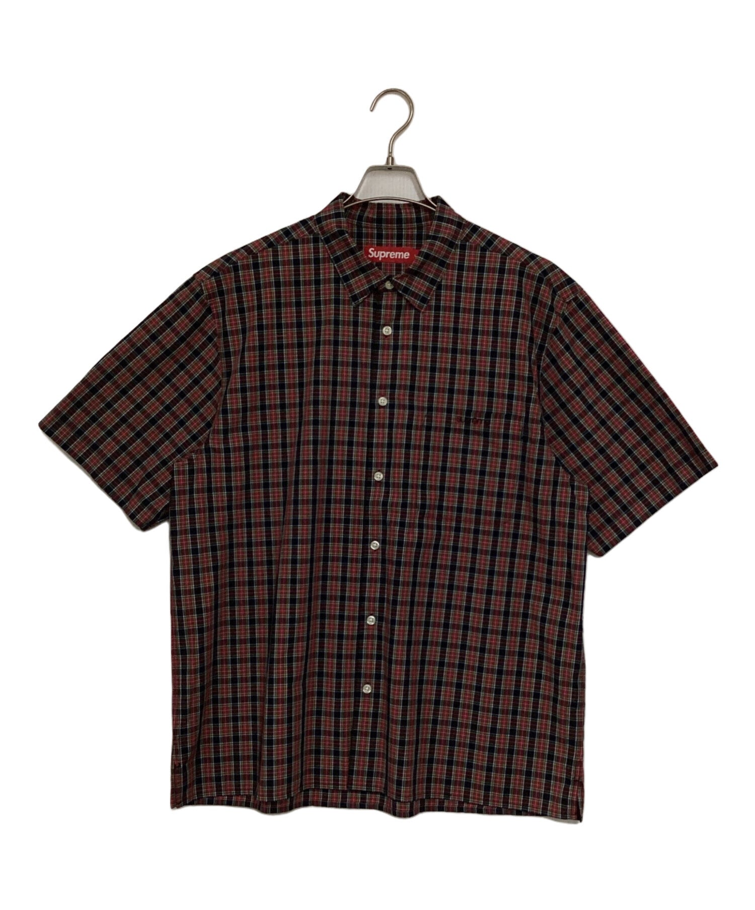 Pre-owned] SUPREME Loose Fit Mini Plaid S/S Shirt – Archive Factory