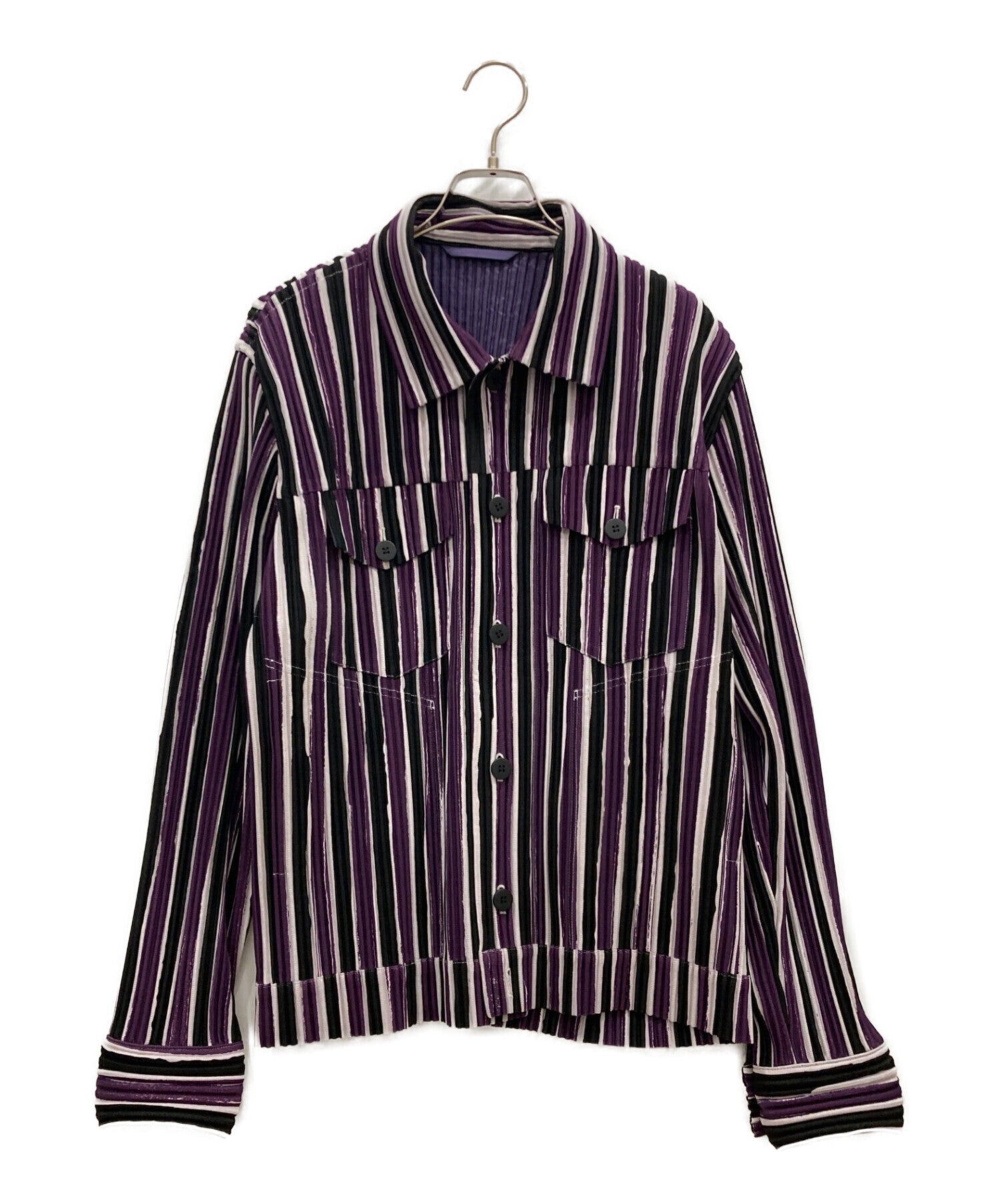 [Pre-owned] HOMME PLISSE ISSEY MIYAKE 21SS TAILORED LINE Pleated Tracker  Jacket HP11JC204