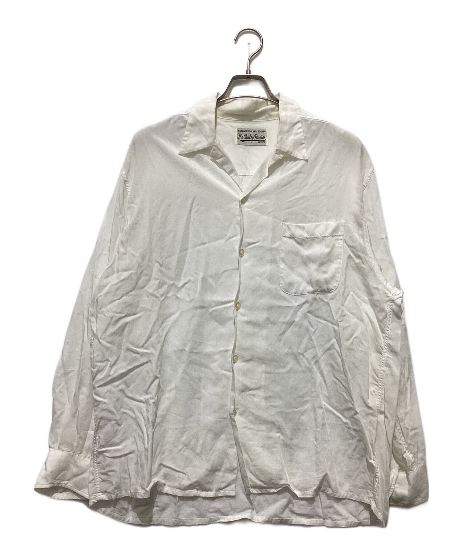 【Yohji Yamamoto POUR HOMME/ヨウジヤマモトプルーオム】Archive Vintage Open Collar Shirt size3 アーカイブ オープンカラーシャツ VINTAGE OPEN COLLAR SHIRT \u2013 Kamakura Shirts Global Online Store
