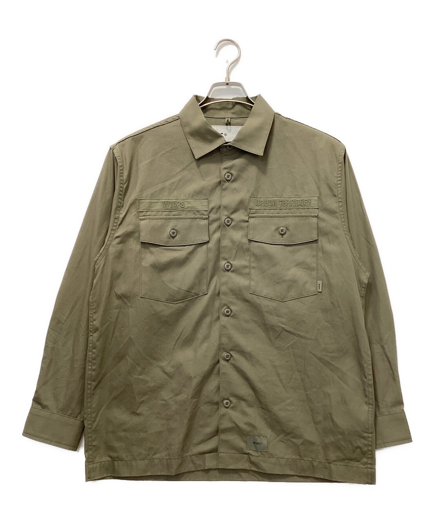 [Pre-owned] WTAPS CBW/LS/COTTON.POPLIN 222BRDT-SHM01