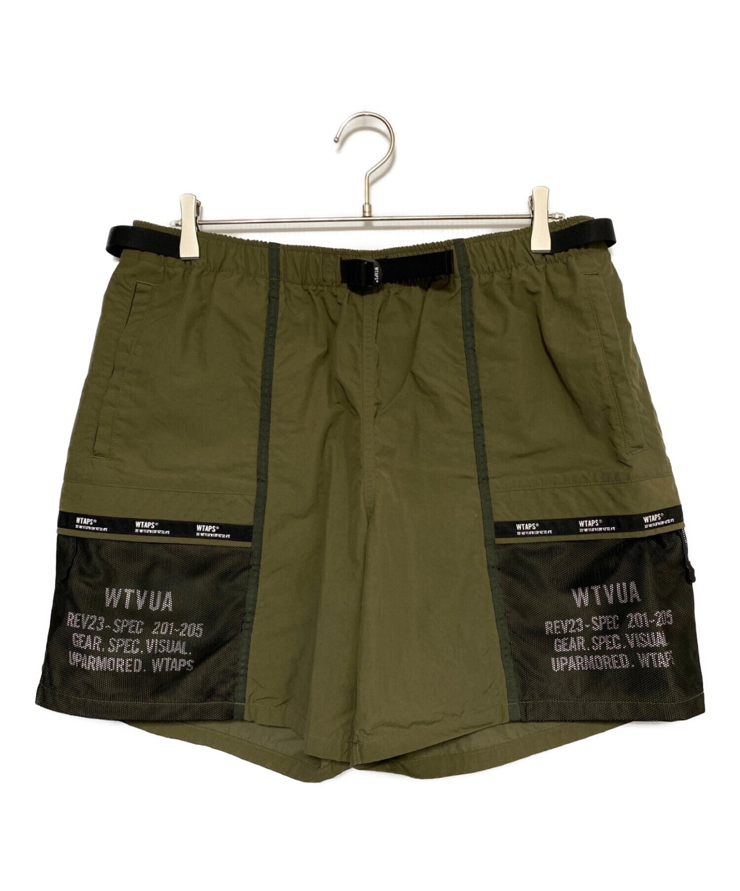 [Pre-owned] WTAPS TRACKS SHORTS NYLON TUSSAH ( Track Shorts Nylon Tass