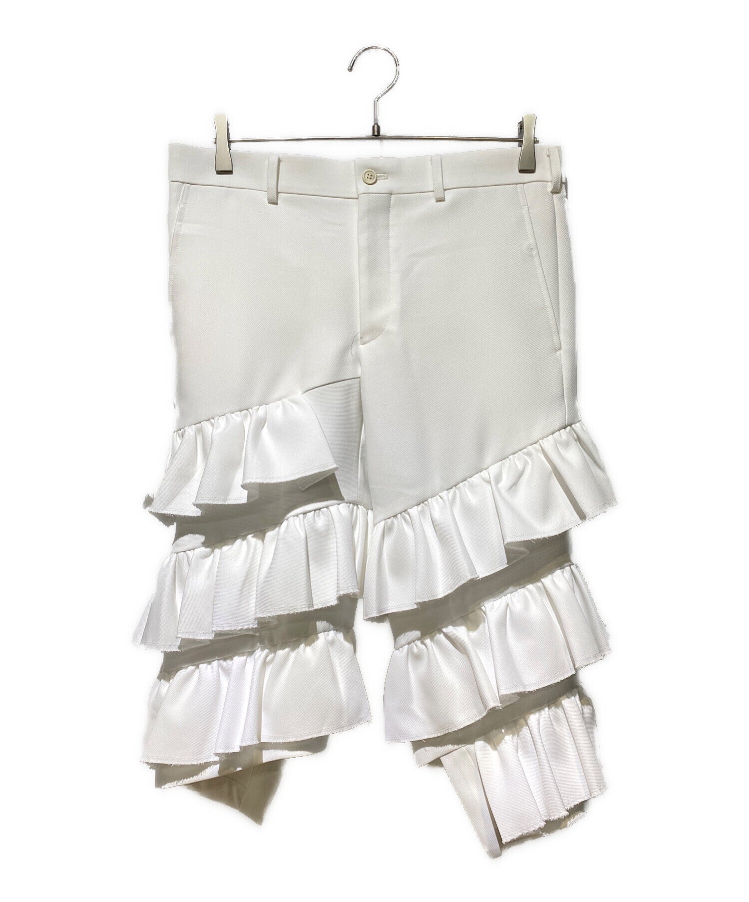 Pre-owned] COMME des GARCONS HOMME PLUS 24AW Ruffle cropped pants 
