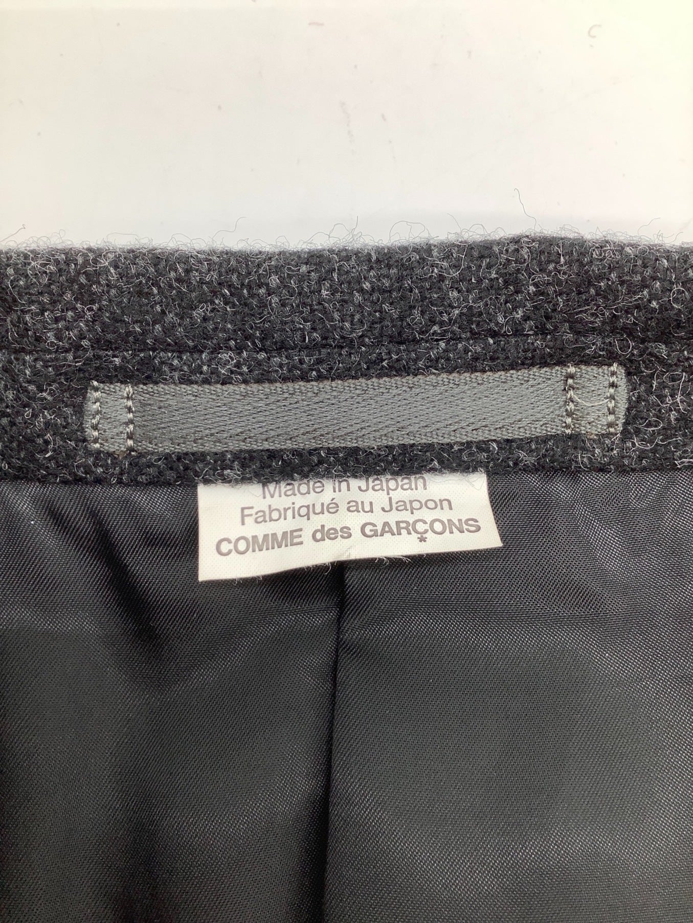Comme des garcons homme deux แจ็คเก็ตขนสัตว์