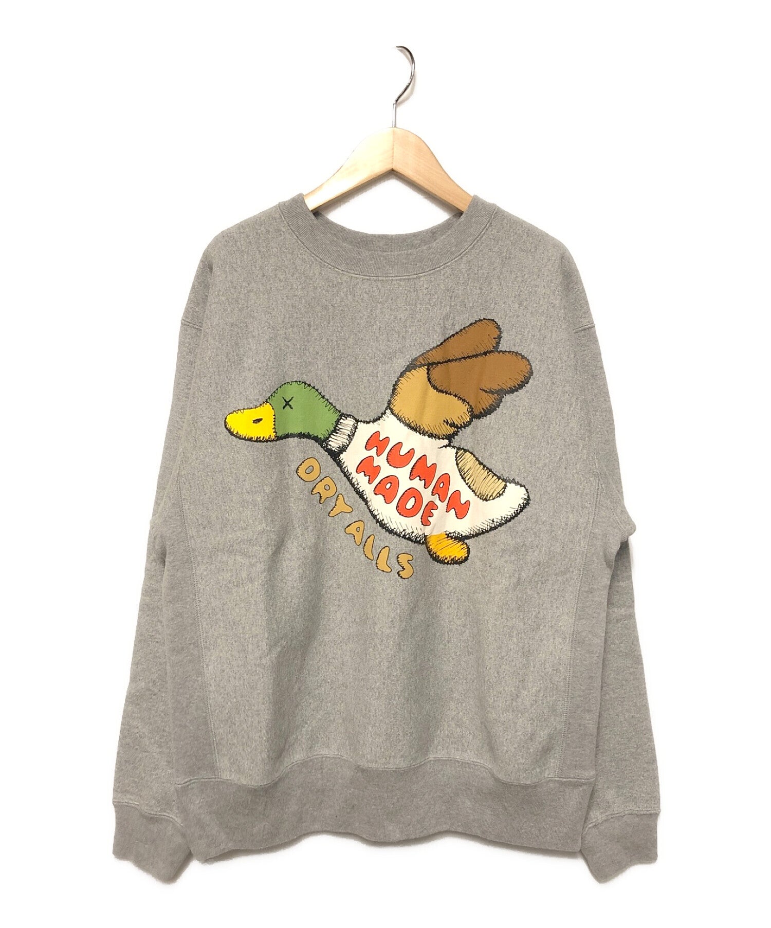 HUMAN MADE Duck print crew neck sweatshirt