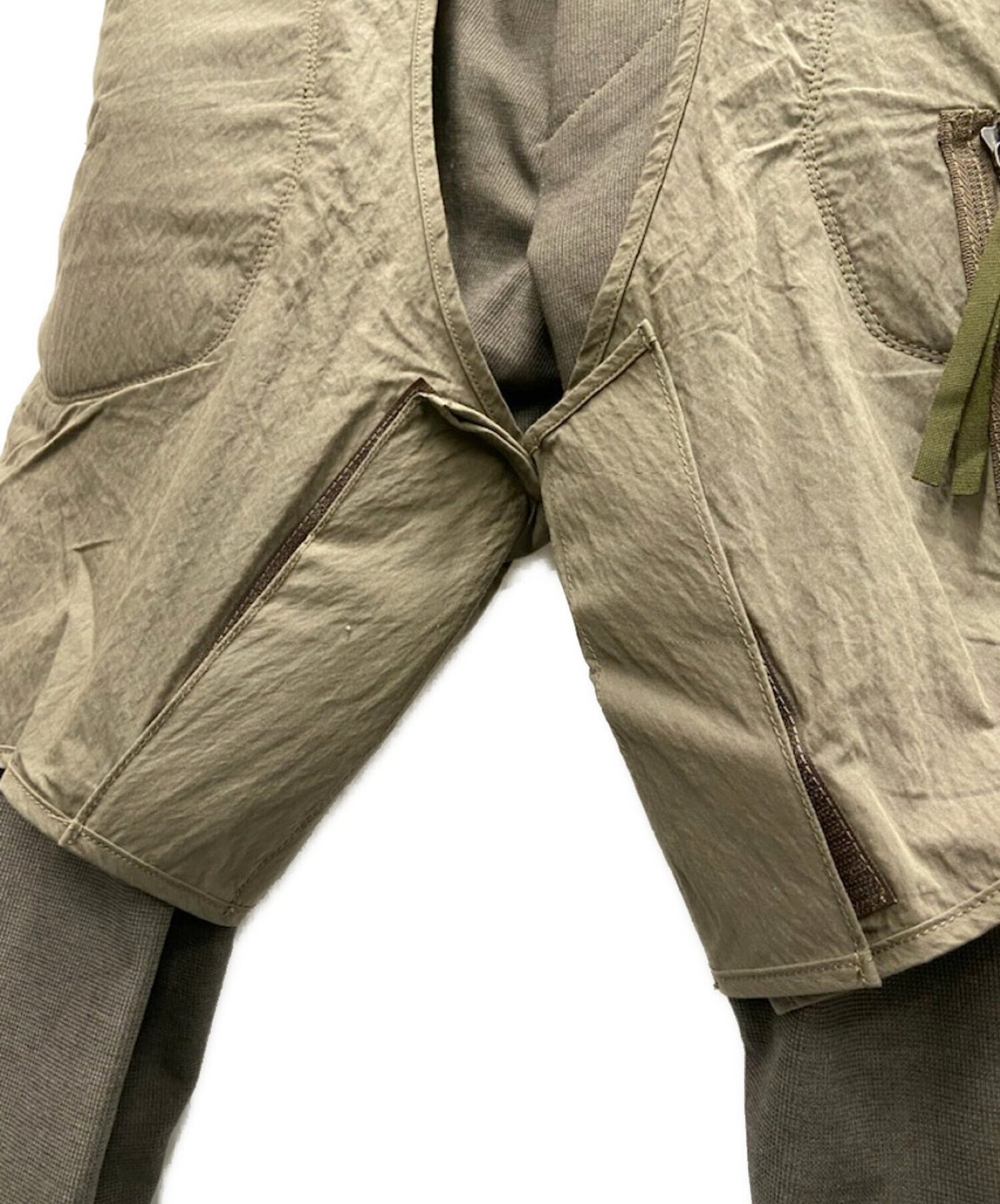 Julius Co/NY Typewriter Cloth Tactical Layered Chaps ผ้ากางเกงกางเกง 617pam7