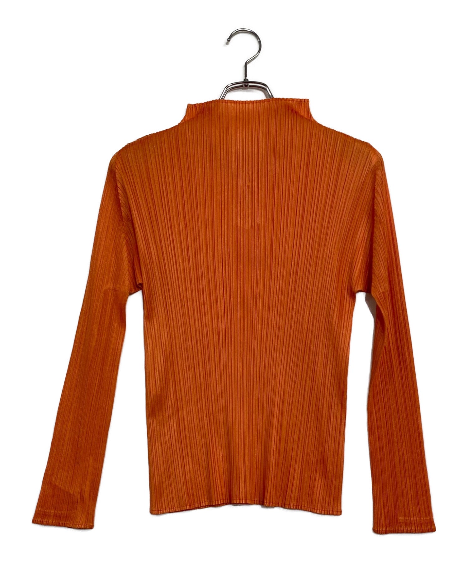 ISSEY MIYAKE Pleats Please Shirt Pale Orange Size 3 from JAPAN