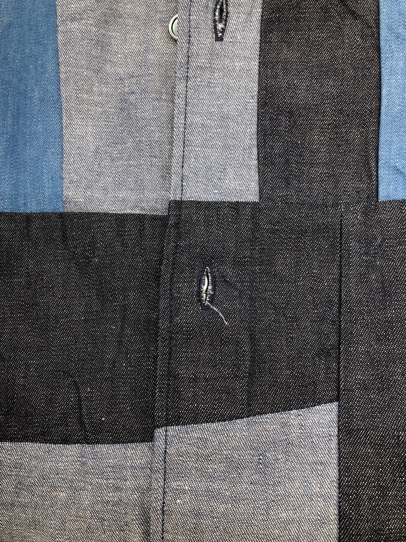 Comme des Garcons เสื้อเชิ้ตเสื้อเชิ้ตยีนส์ FH-B002