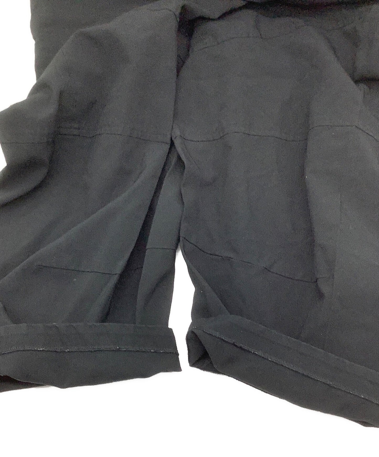 Black Comme des Garcons 넓은 바지 1Z-P002