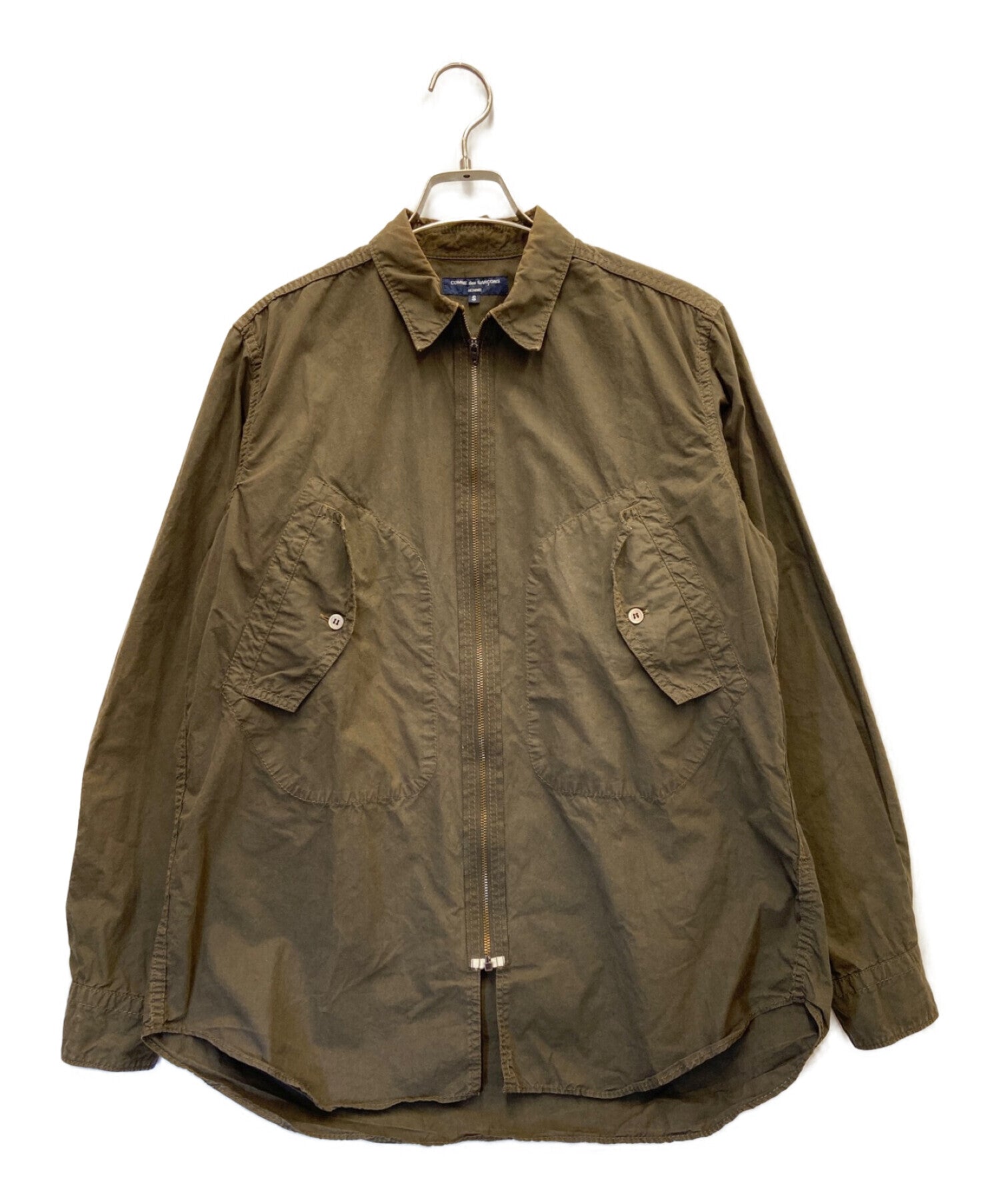 COMME des GARCONS HOMME zip shirt jacket HT-B006