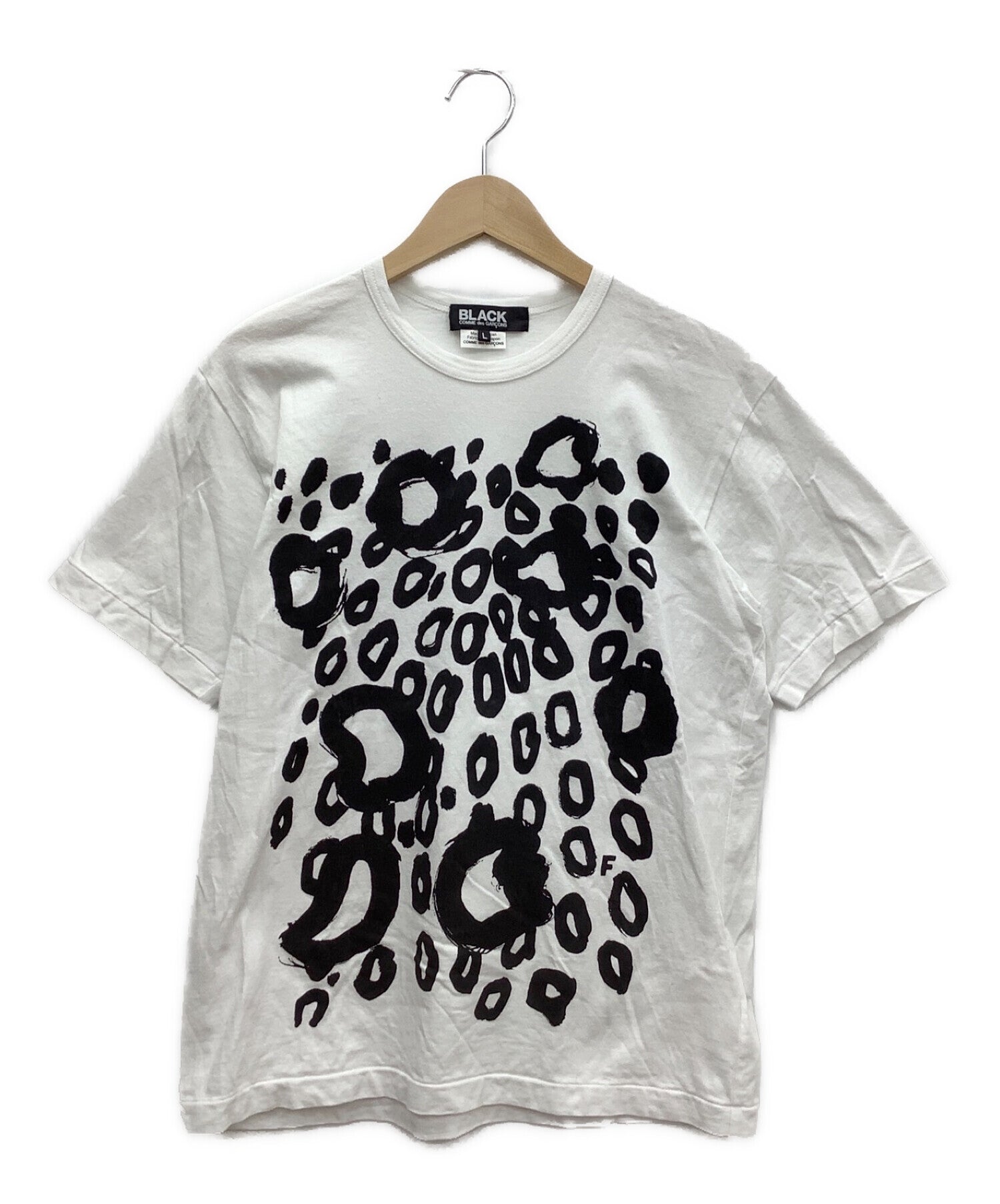 BLACK COMME des GARCONS printed cut-and-sew 1G-T003