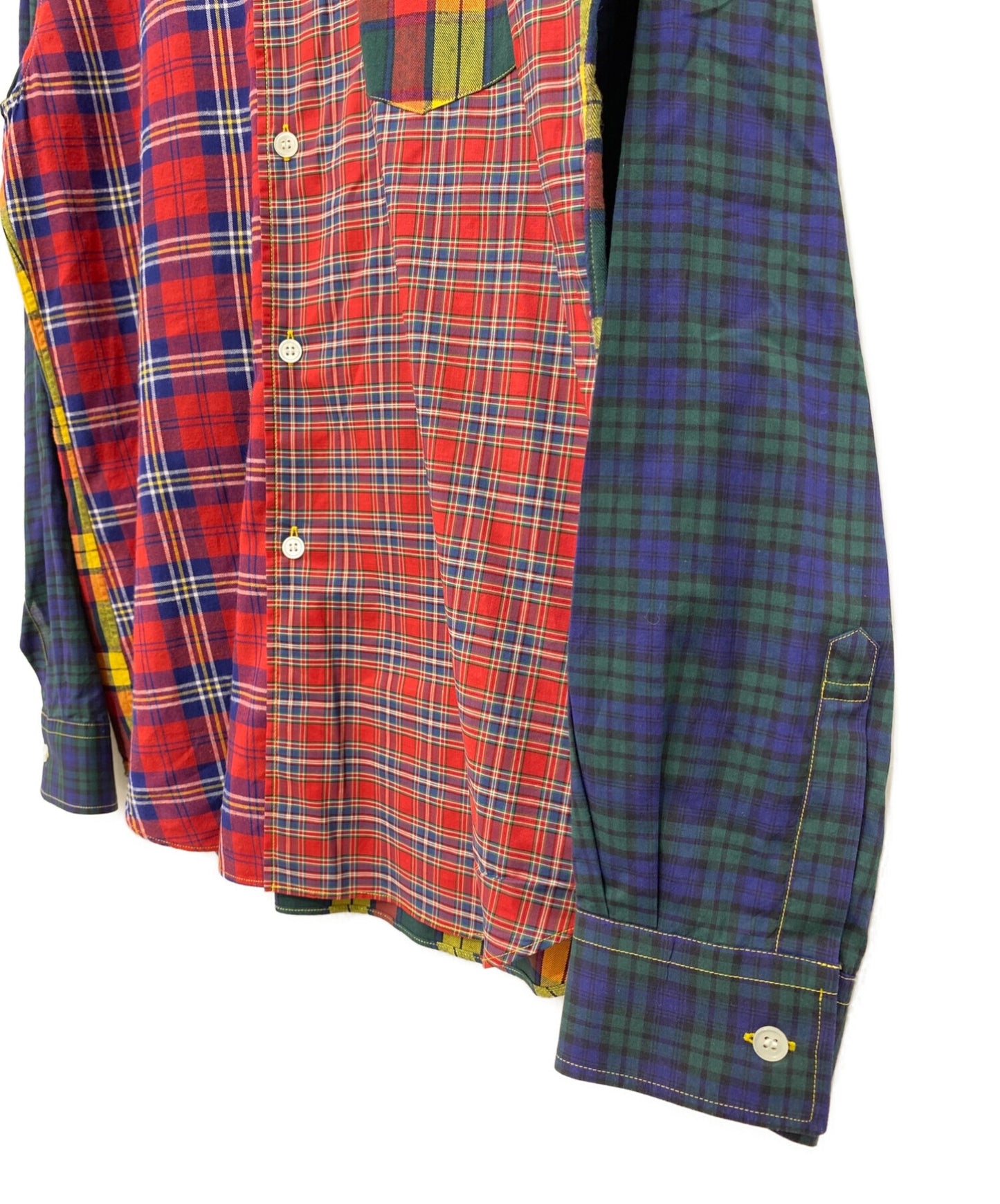 Comme des Garcons 셔츠 소년 체크 셔츠 W24916