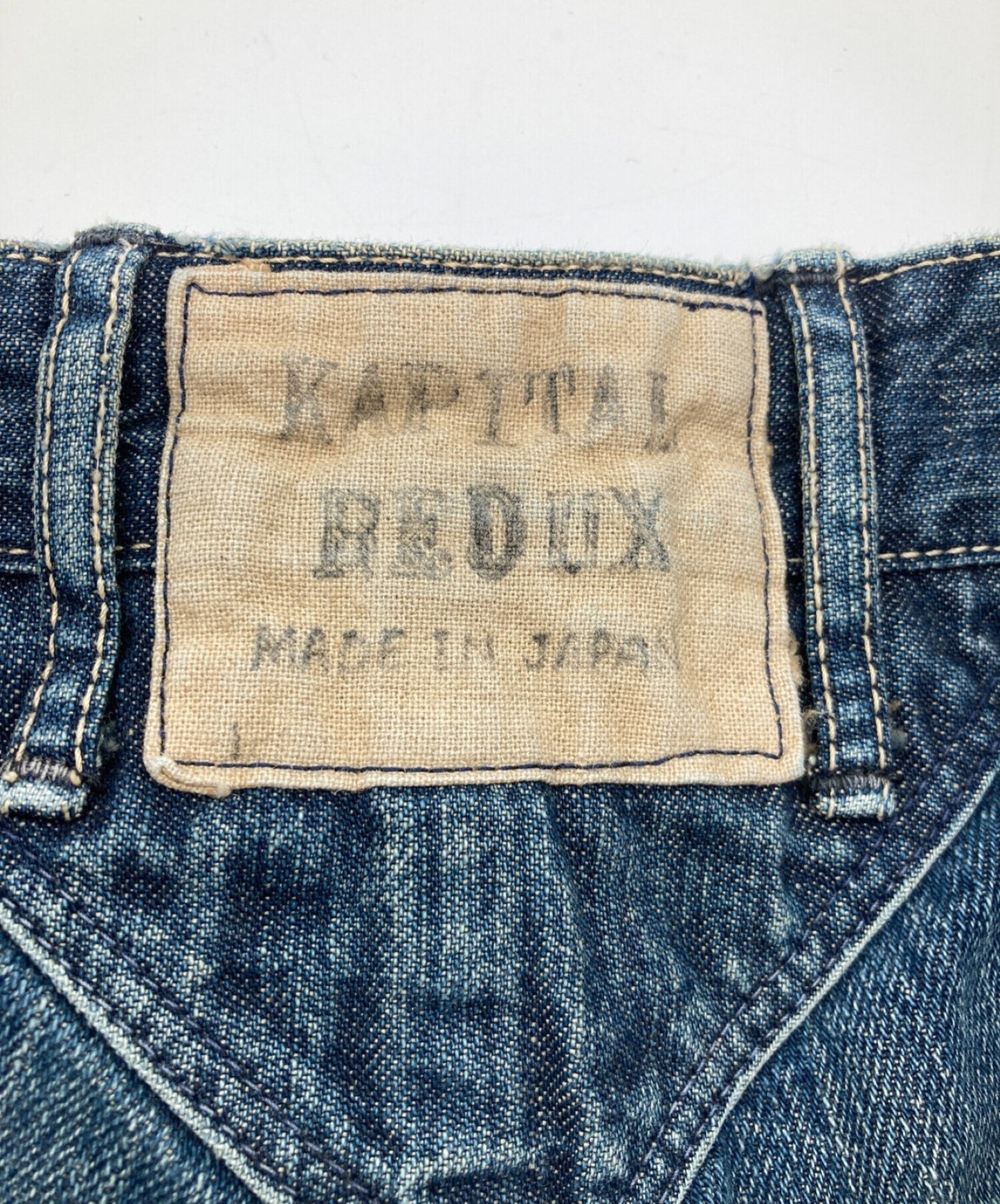 Kapital Legs Vintage Back Back Patchwork กางเกงยีนส์ Flared