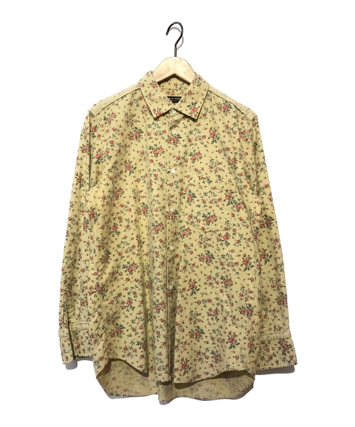 [Pre-owned] COMME des GARCONS HOMME PLUS 90s rose print cotton shirt  PB-040160