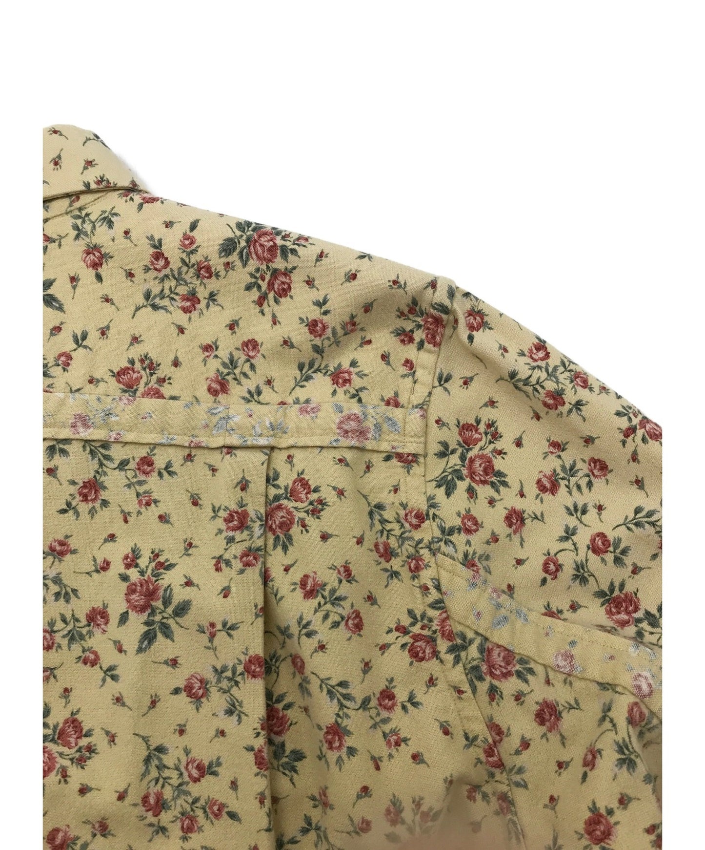 Comme des Garcons Homme Plus 90s玫瑰印花棉襯衫PB-040160