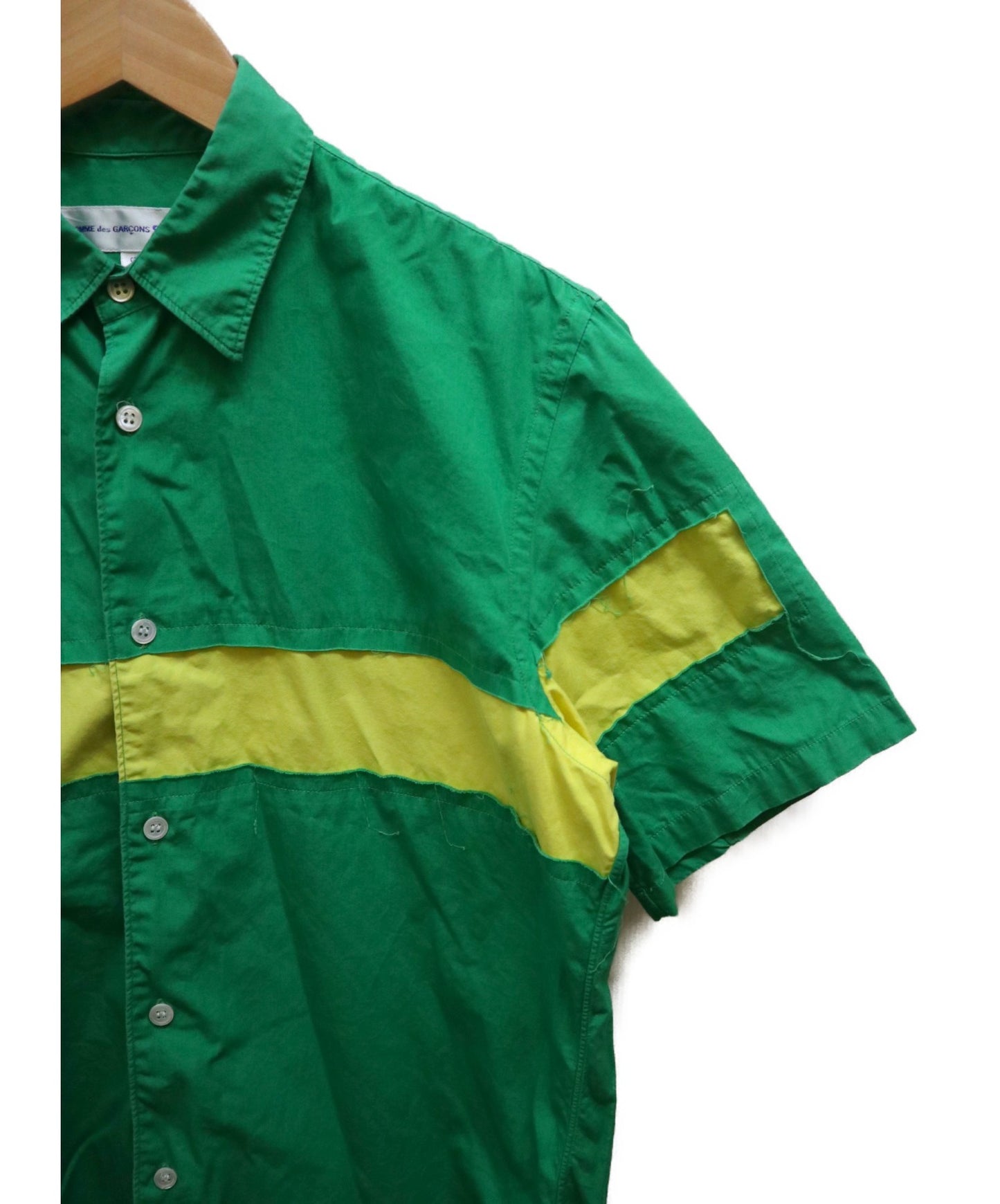 Comme des Garcons 셔츠 Bicolor Switched S/S 셔츠 S10140