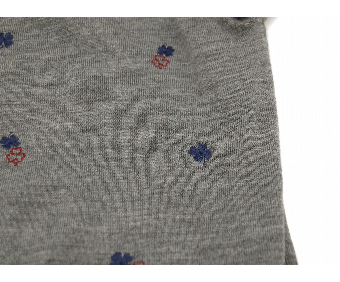 Comme des Garcons เสื้อเชิ้ตดอกไม้ Clover Flower Cardigan S22505