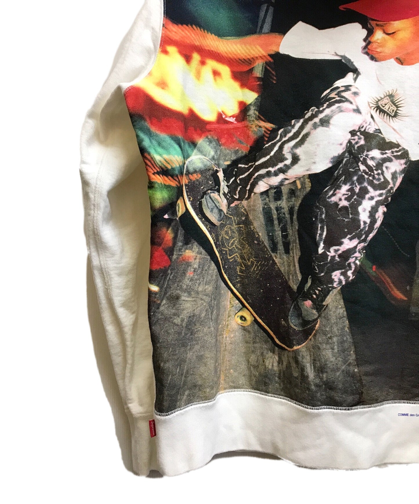 Supreme X Comme des Garcons衬衫徽标徽标套头衫