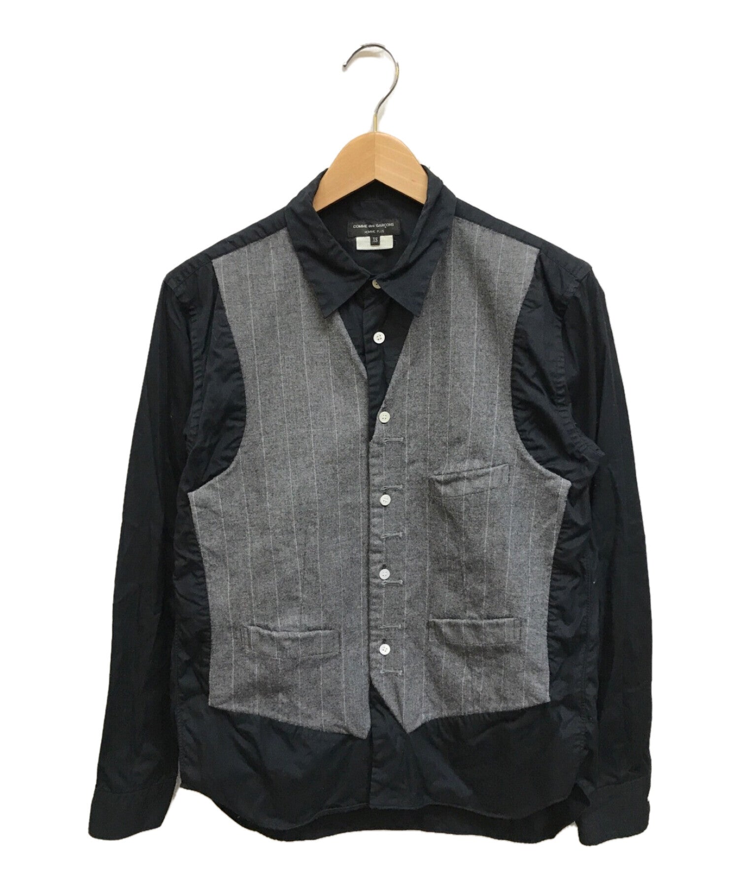COMME des GARCONS Homme Plus 09AW vest docking shirt PD-B013