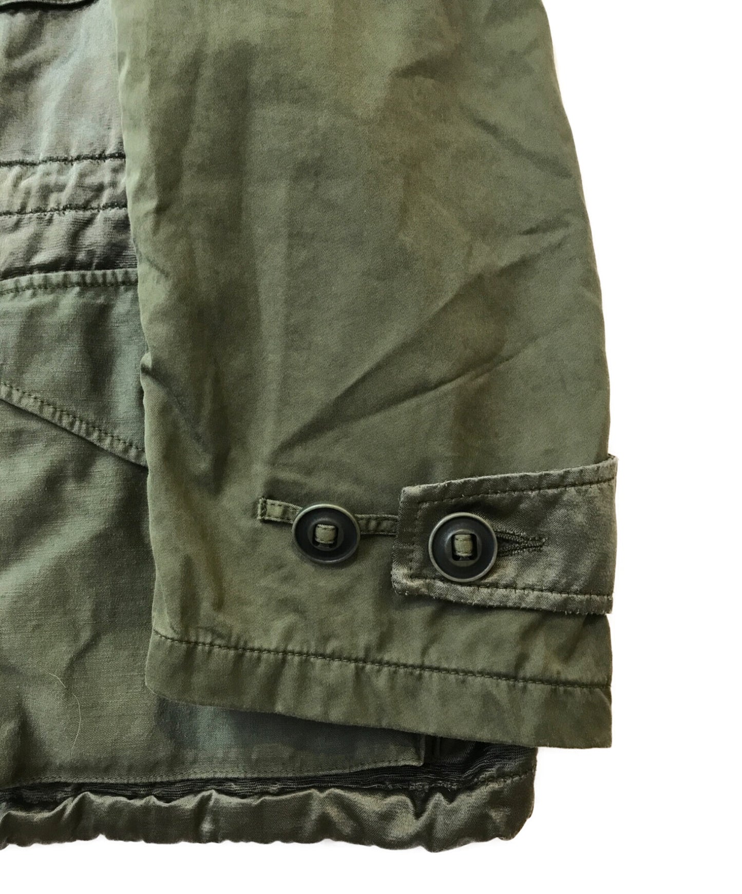 Junya Watanabe Man Cotton Back ผลิตภัณฑ์ซาตินย้อมแจ็คเก็ต WI-J034