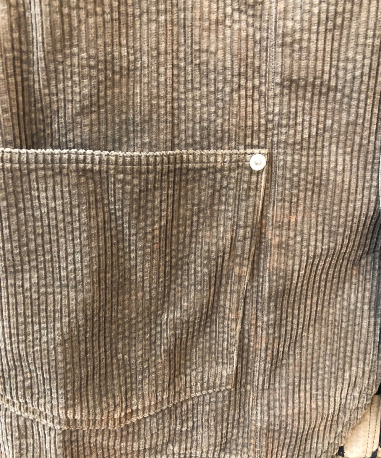 COMME DES GARCONS衬衫厚边缘灯芯绒夹克W11058