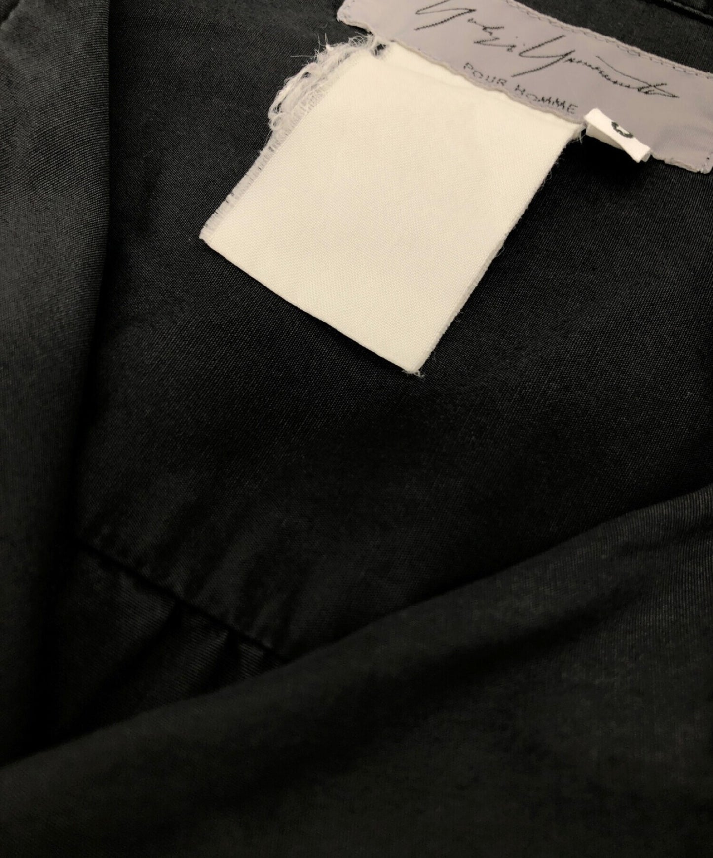 yohji yamamoto pour homme double pocket broadcloth 오픈 칼라 셔츠