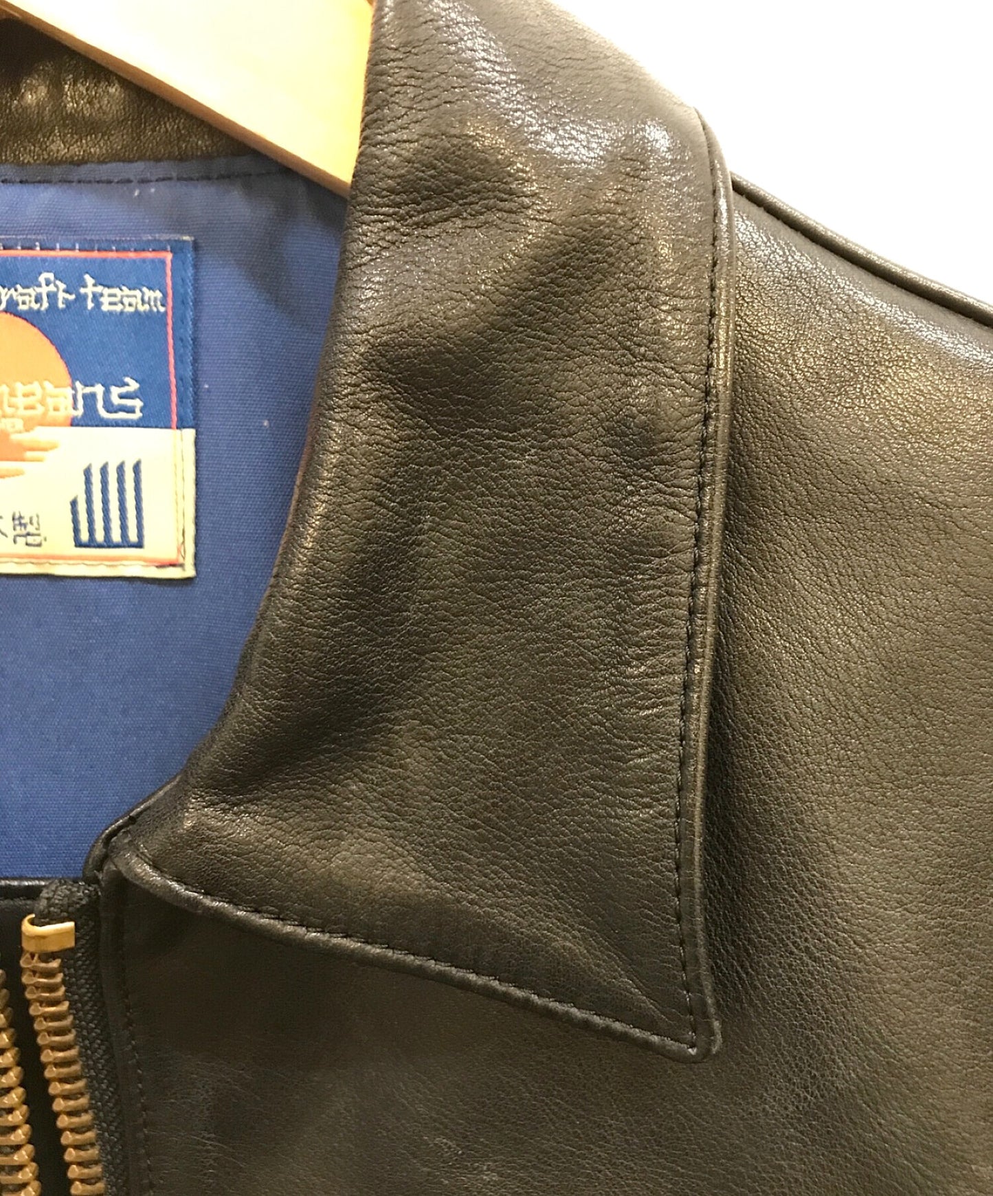 黑色表示牛皮夹克945-66TJ09-5