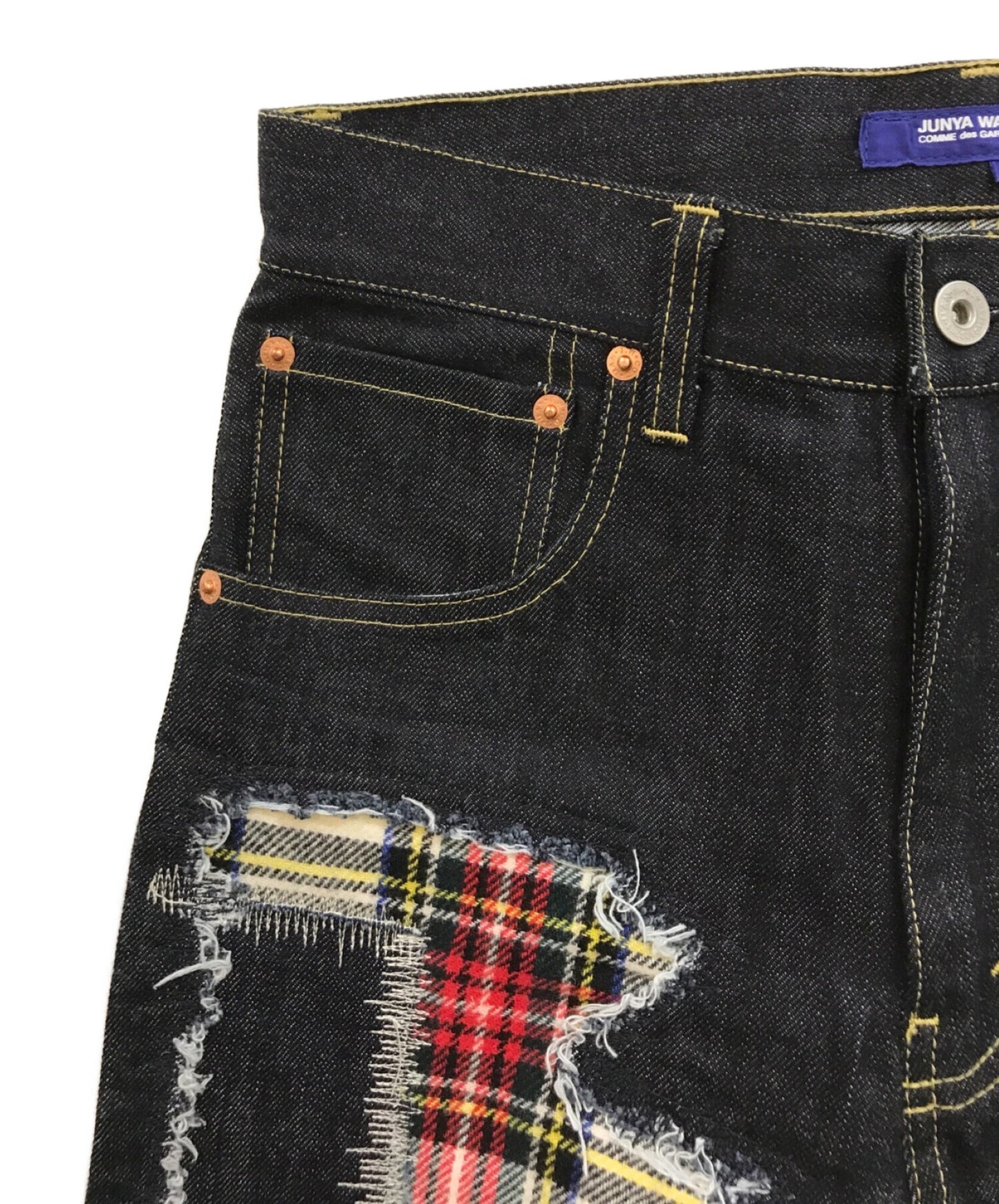 Junya Watanabe Comme Des Garcons 패치 워크 데님 바지 wn-p017