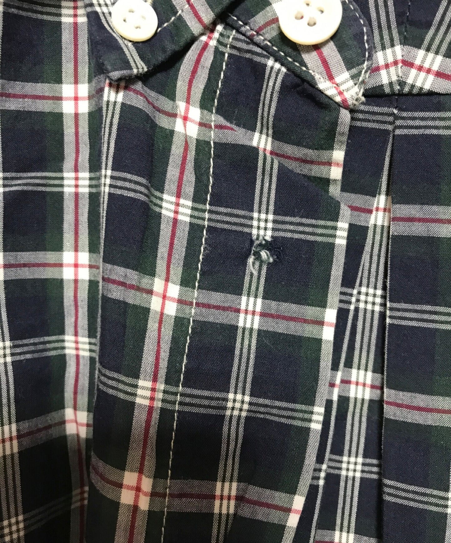 눈 Comme Des Garcons Junyawatanabe Man S/S 체크 BD 셔츠 WL-B912